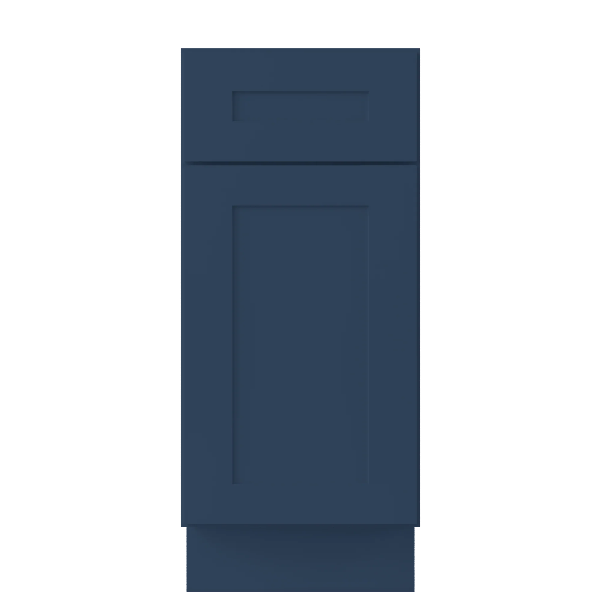Base Kitchen Cabinet B15 Danbury Blue LessCare 15 in. width 34.5 in. height 24 in. depth - Image 3