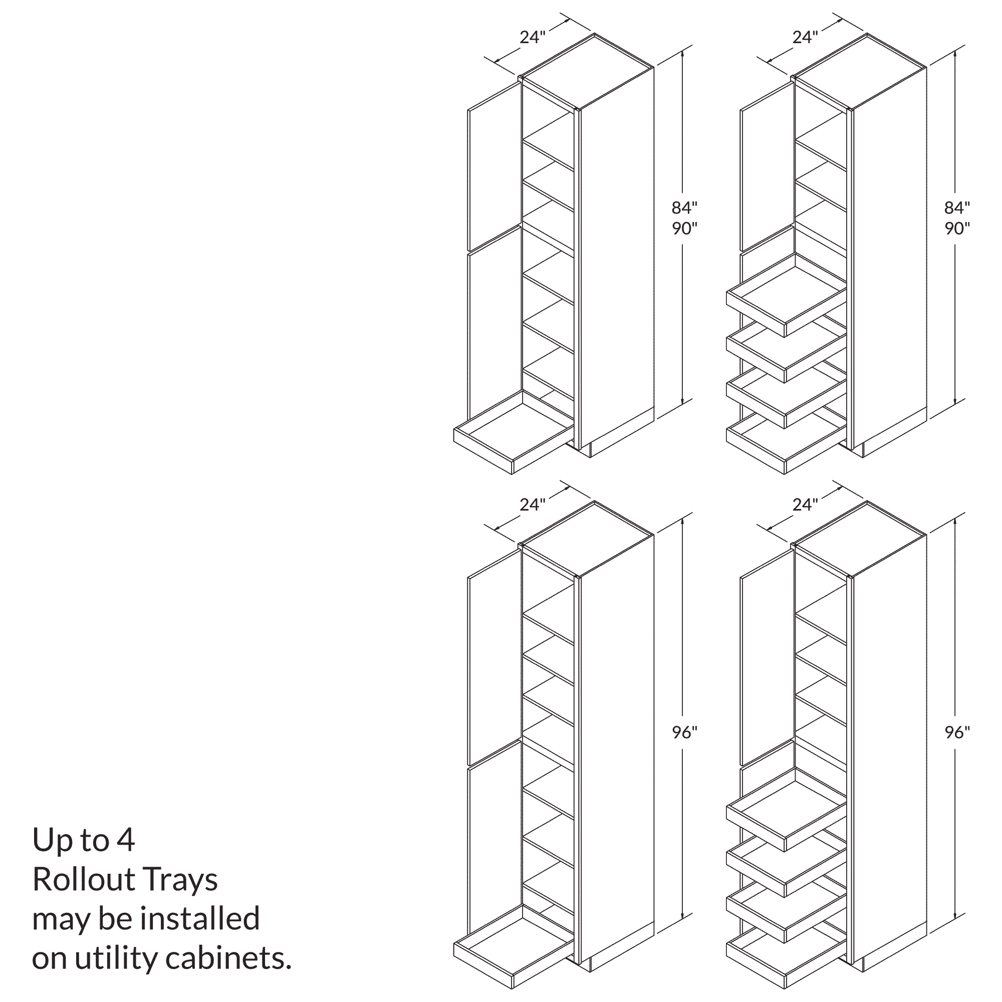 Rollout Cabinetry Drawer Upgrade for 15"W Cabinet - Image 4