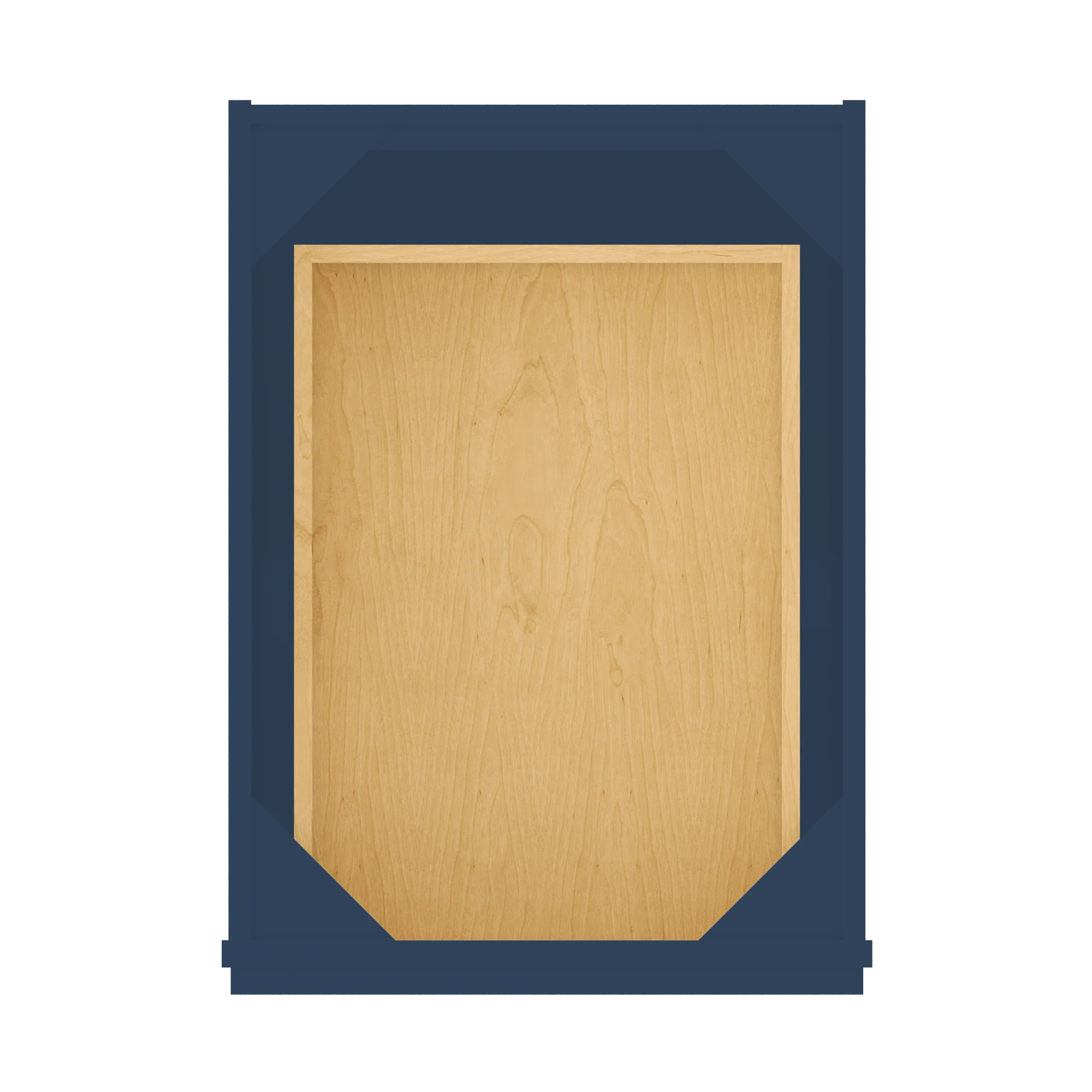 Base Kitchen Cabinet B18 Danbury Blue LessCare 18 in. width 34.5 in. height 24 in. depth - Image 6