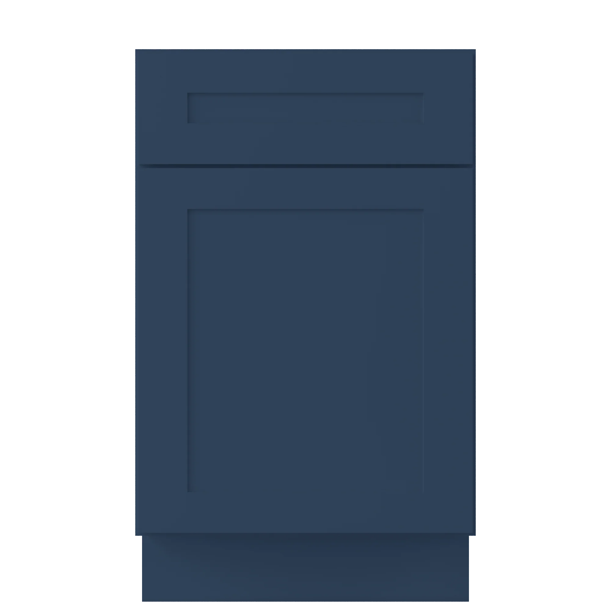 Base Kitchen Cabinet B21 Danbury Blue LessCare 21 in. width 34.5 in. height 24 in. depth - Image 3