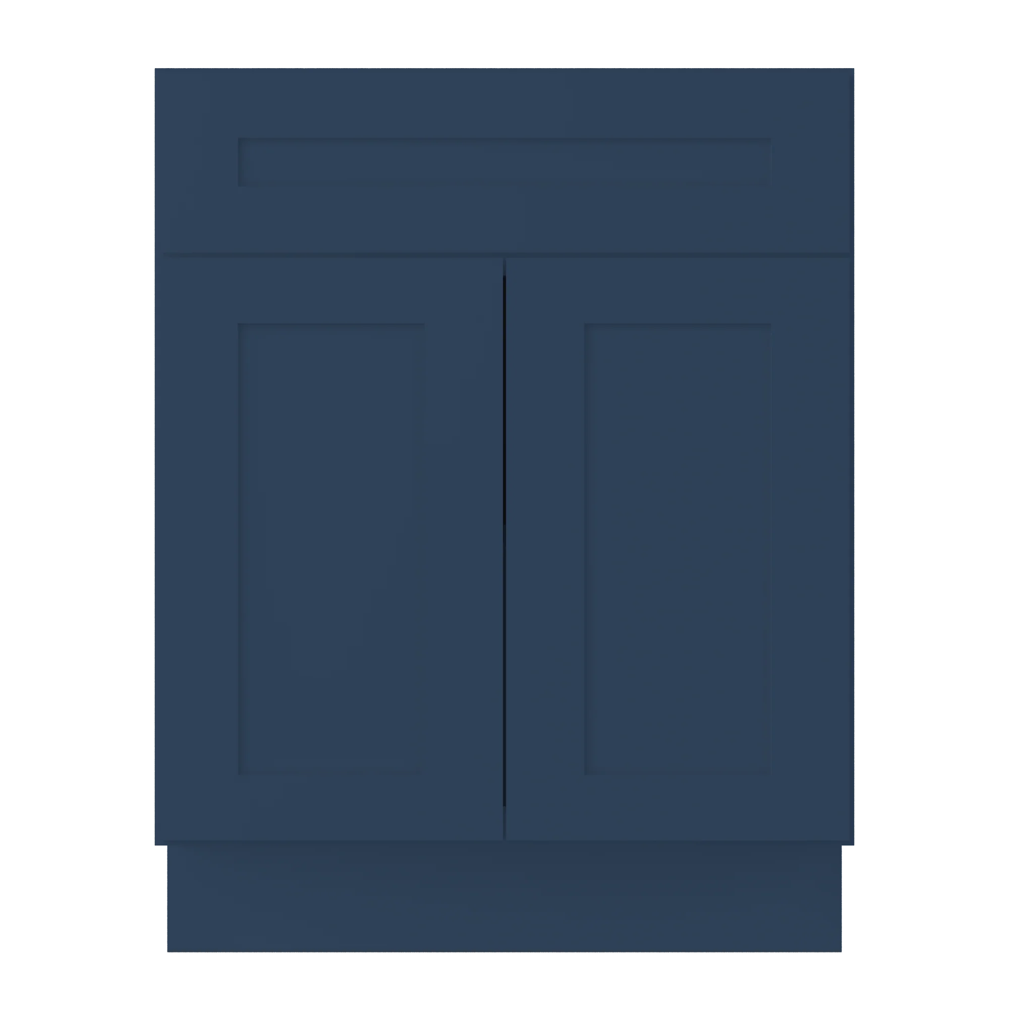 Base Kitchen Cabinet B27 Danbury Blue LessCare 27 in. width 34.5 in. height 24 in. depth - Image 3