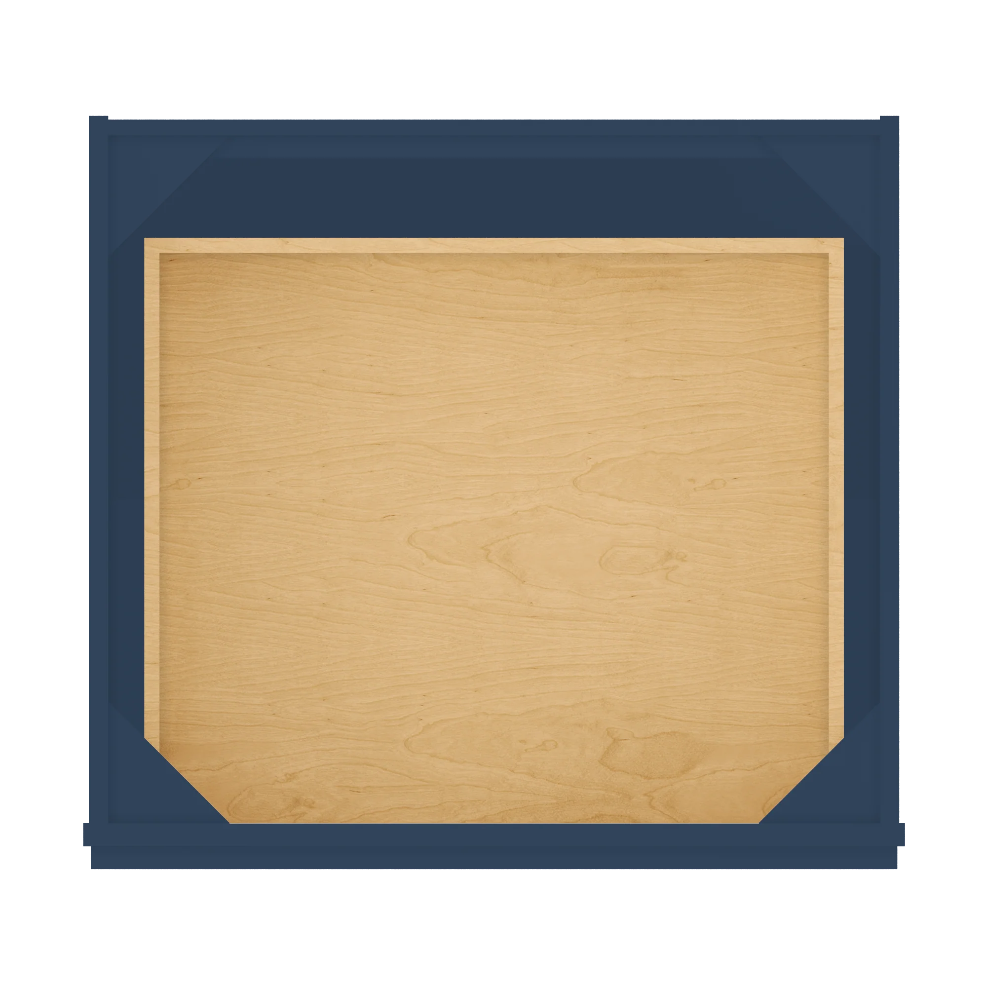 Base Kitchen Cabinet B27 Danbury Blue LessCare 27 in. width 34.5 in. height 24 in. depth - Image 6