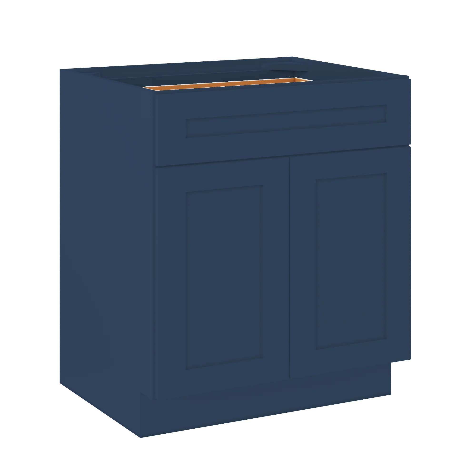 Base Kitchen Cabinet B30 Danbury Blue LessCare 30 in. width 34.5 in. height 24 in. depth - Image 2