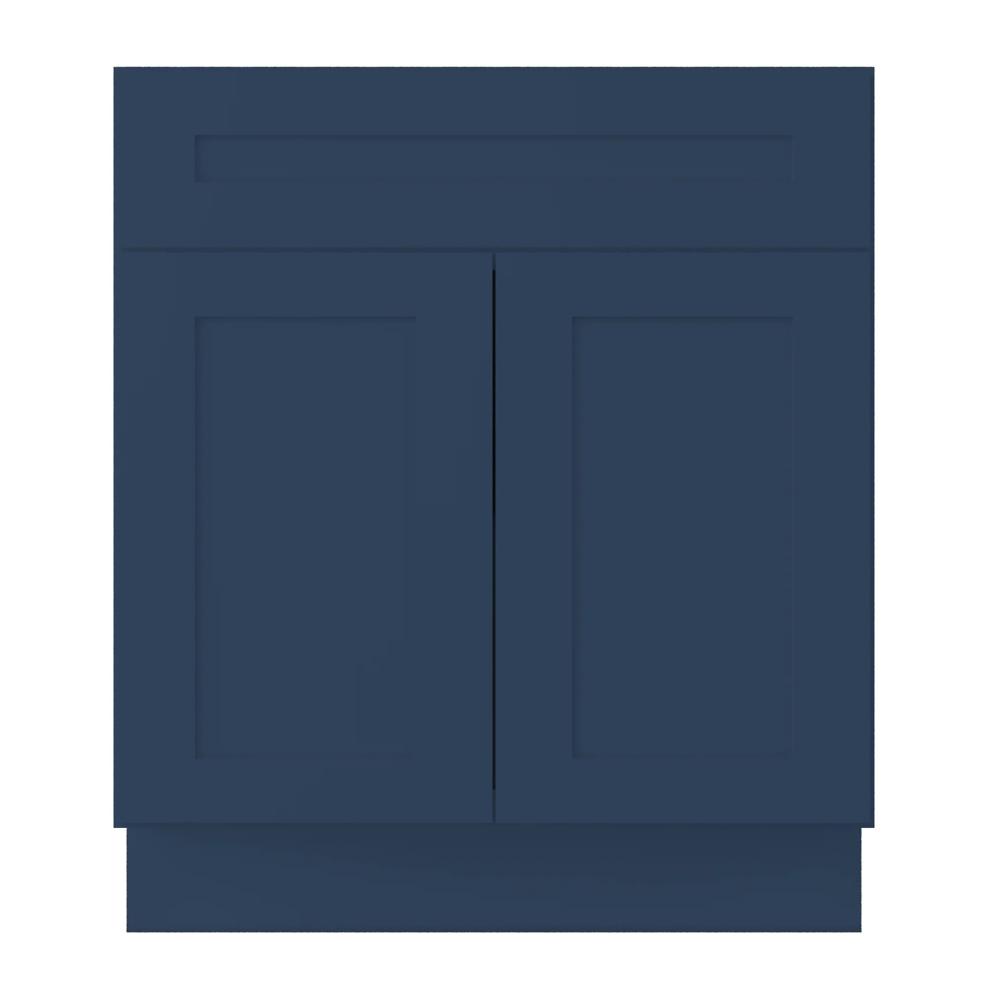 Base Kitchen Cabinet B30 Danbury Blue LessCare 30 in. width 34.5 in. height 24 in. depth - Image 3