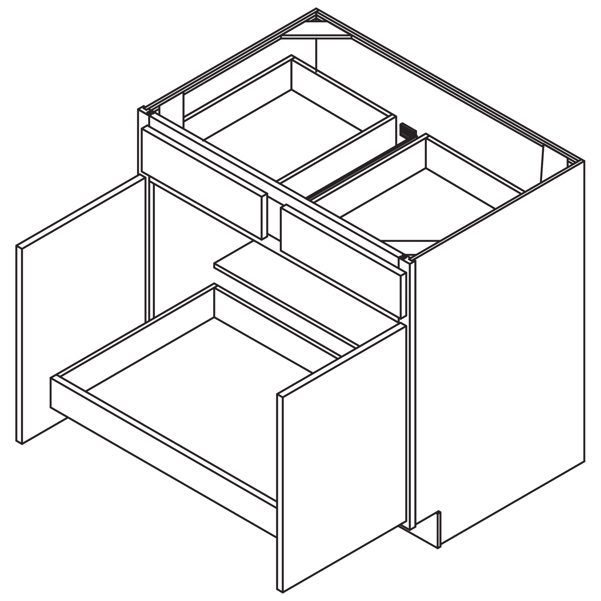 Rollout Cabinetry Drawer Upgrade for 33"W Cabinet - Image 2