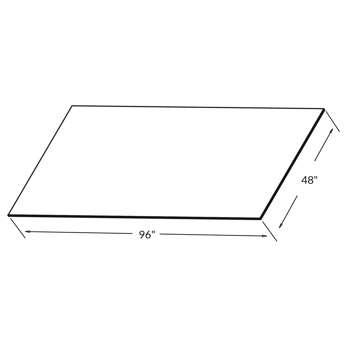 Back Panel Molding BP4896 Milan Slate 96 in. width 48 in. height 0.125 in. depth