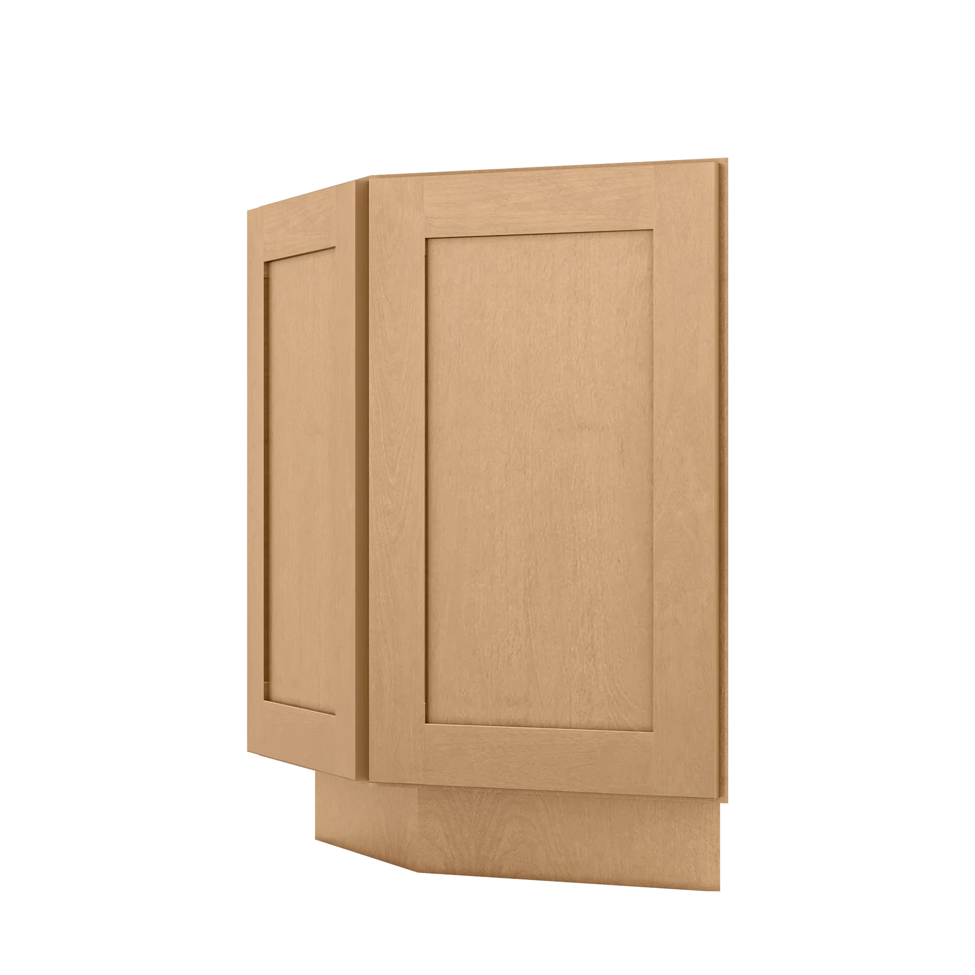 Base End Kitchen Cabinet BECF24 Shaker Toffee 24 in. width 34.5 in. height 24 in. depth - Image 2