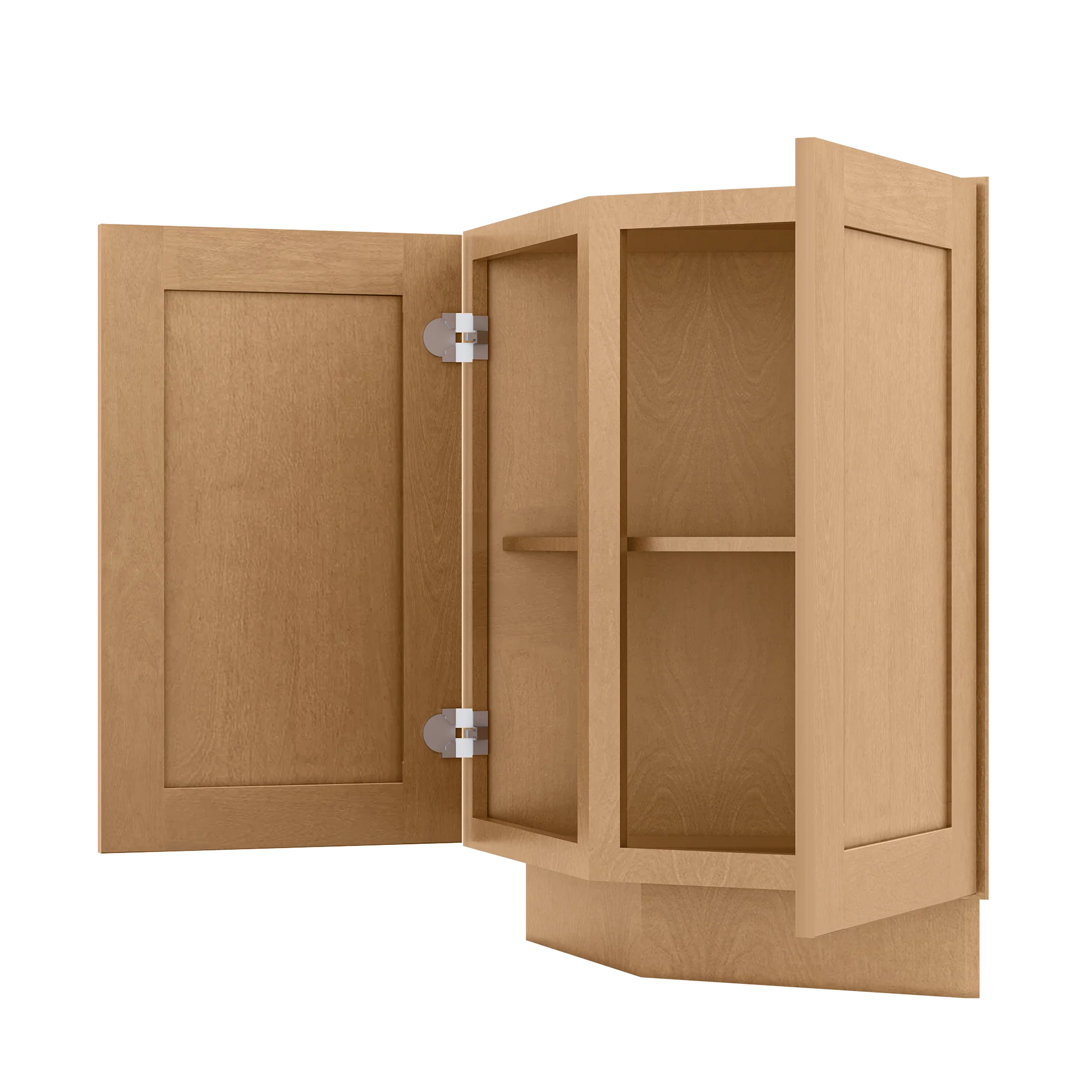 Base End Kitchen Cabinet BECF24 Shaker Toffee 24 in. width 34.5 in. height 24 in. depth - Image 4