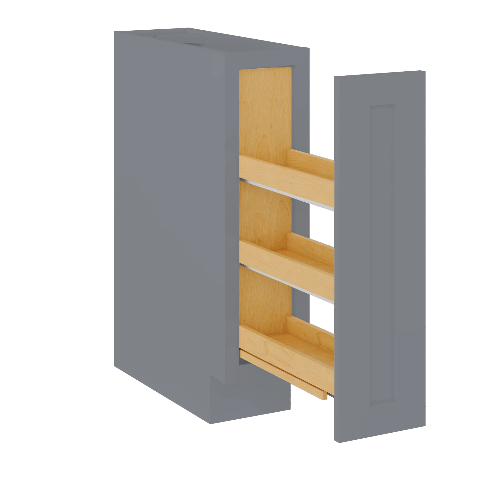 Base Kitchen Cabinet B09 Colonial Gray LessCare 9 in. width 34.5 in. height 24 in. depth - Image 4