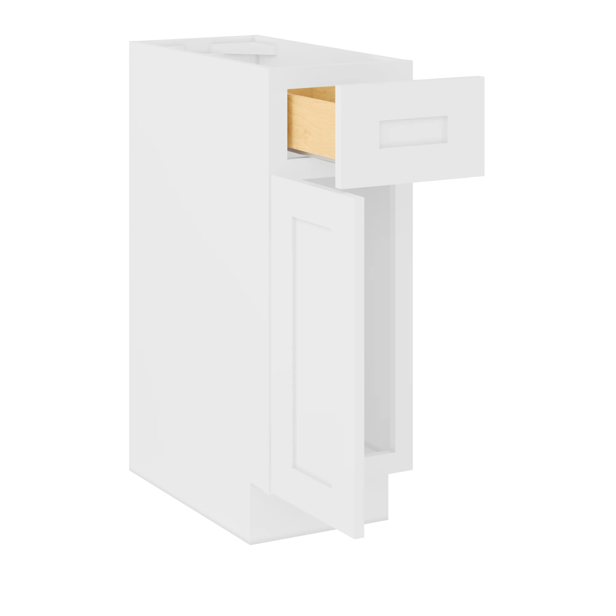 Base Kitchen Cabinet B12 Alpina White LessCare 12 in. width 34.5 in. height 24 in. depth - Image 4