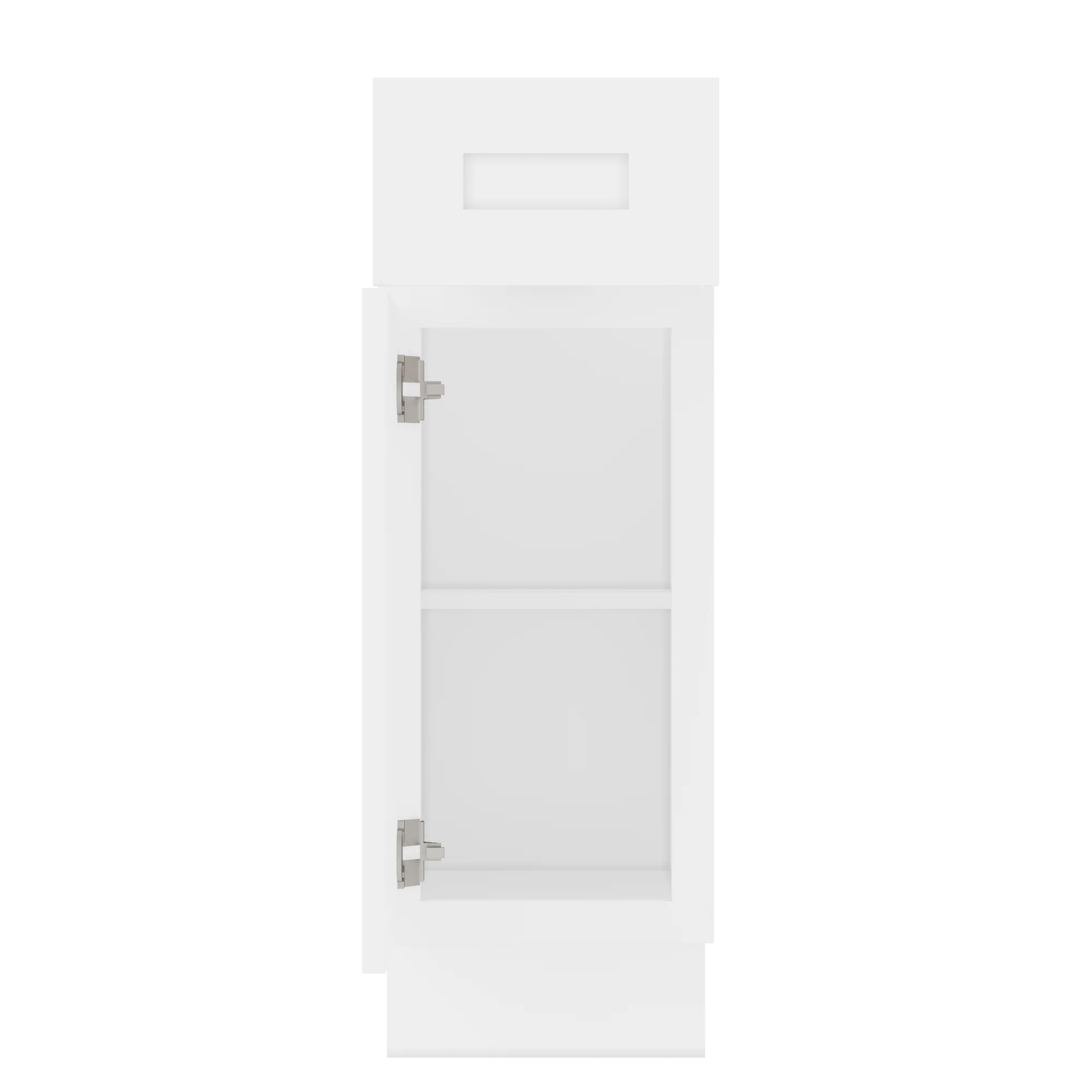 Base Kitchen Cabinet B12 Alpina White LessCare 12 in. width 34.5 in. height 24 in. depth - Image 5