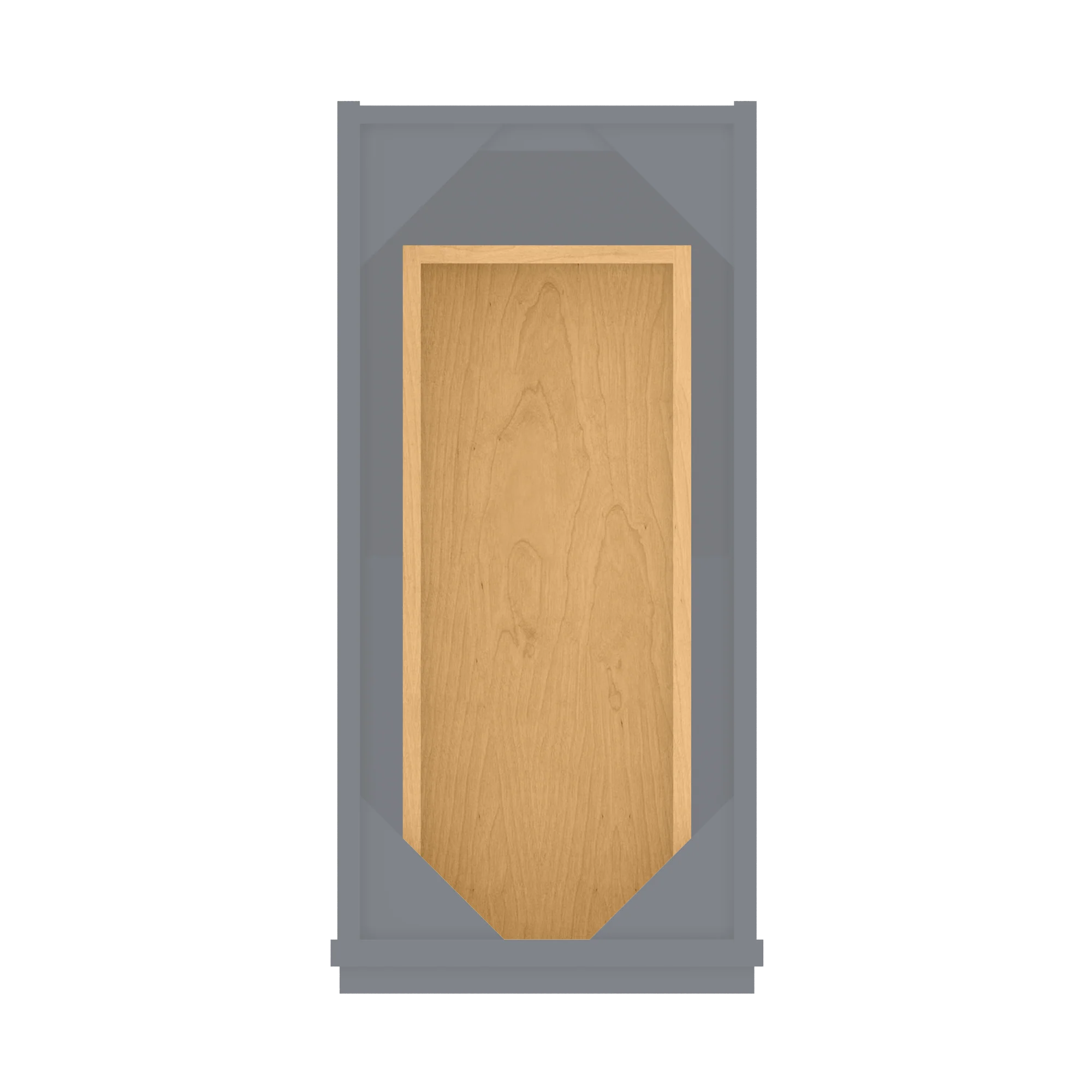 Base Kitchen Cabinet B12 Colonial Gray LessCare 12 in. width 34.5 in. height 24 in. depth - Image 6