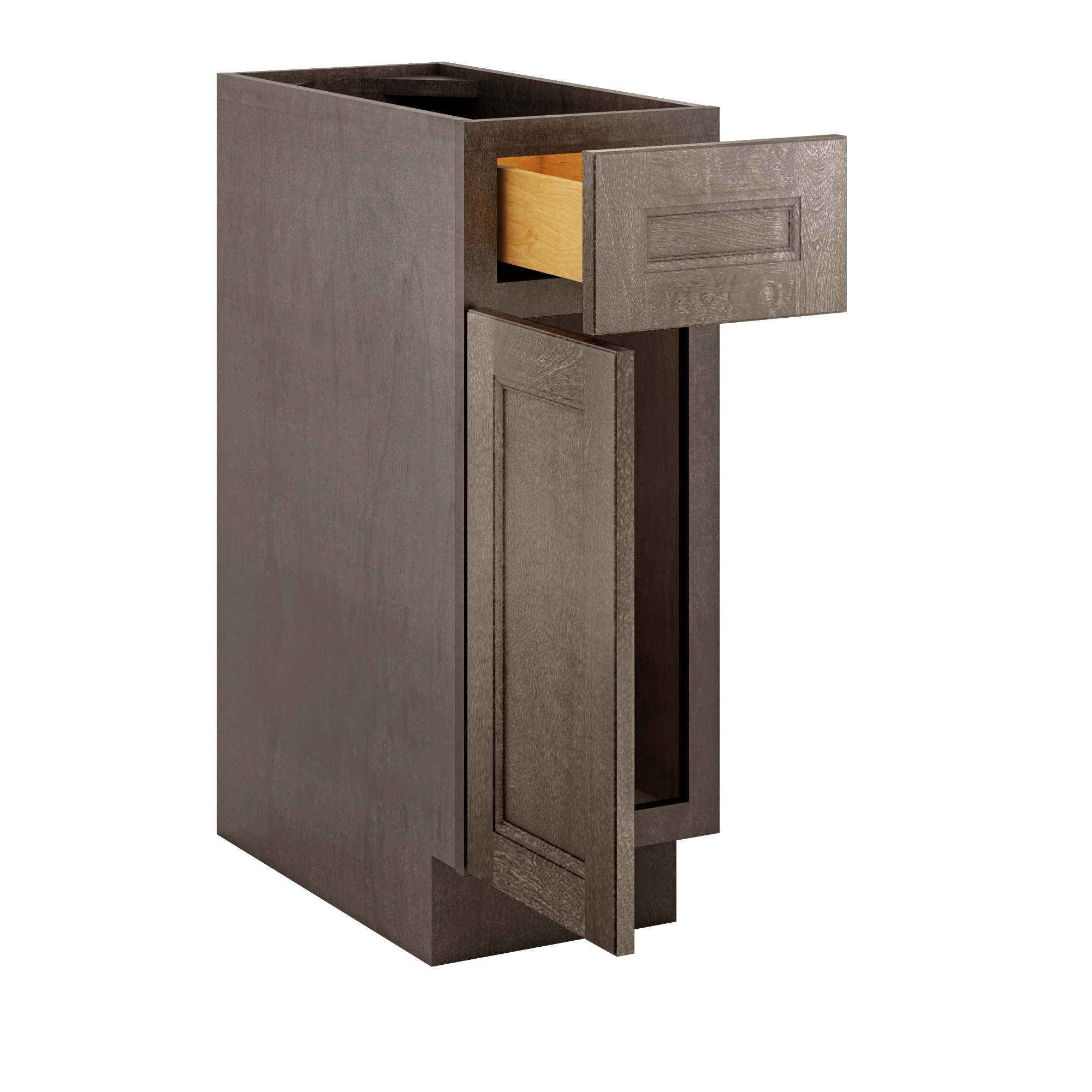 Base Kitchen Cabinet B12 Milan Slate 12 in. width 34.5 in. height 24 in. depth - Image 4