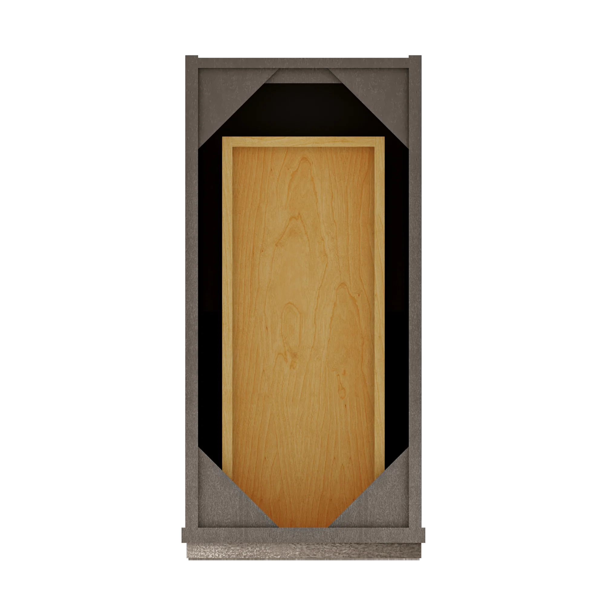 Base Kitchen Cabinet B12 Milan Slate 12 in. width 34.5 in. height 24 in. depth - Image 6