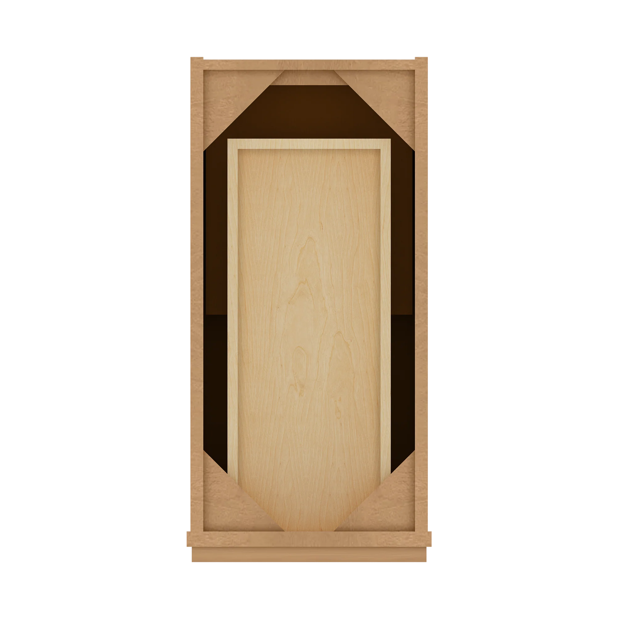 Base Kitchen Cabinet B12 Shaker Toffee 12 in. width 34.5 in. height 24 in. depth - Image 6