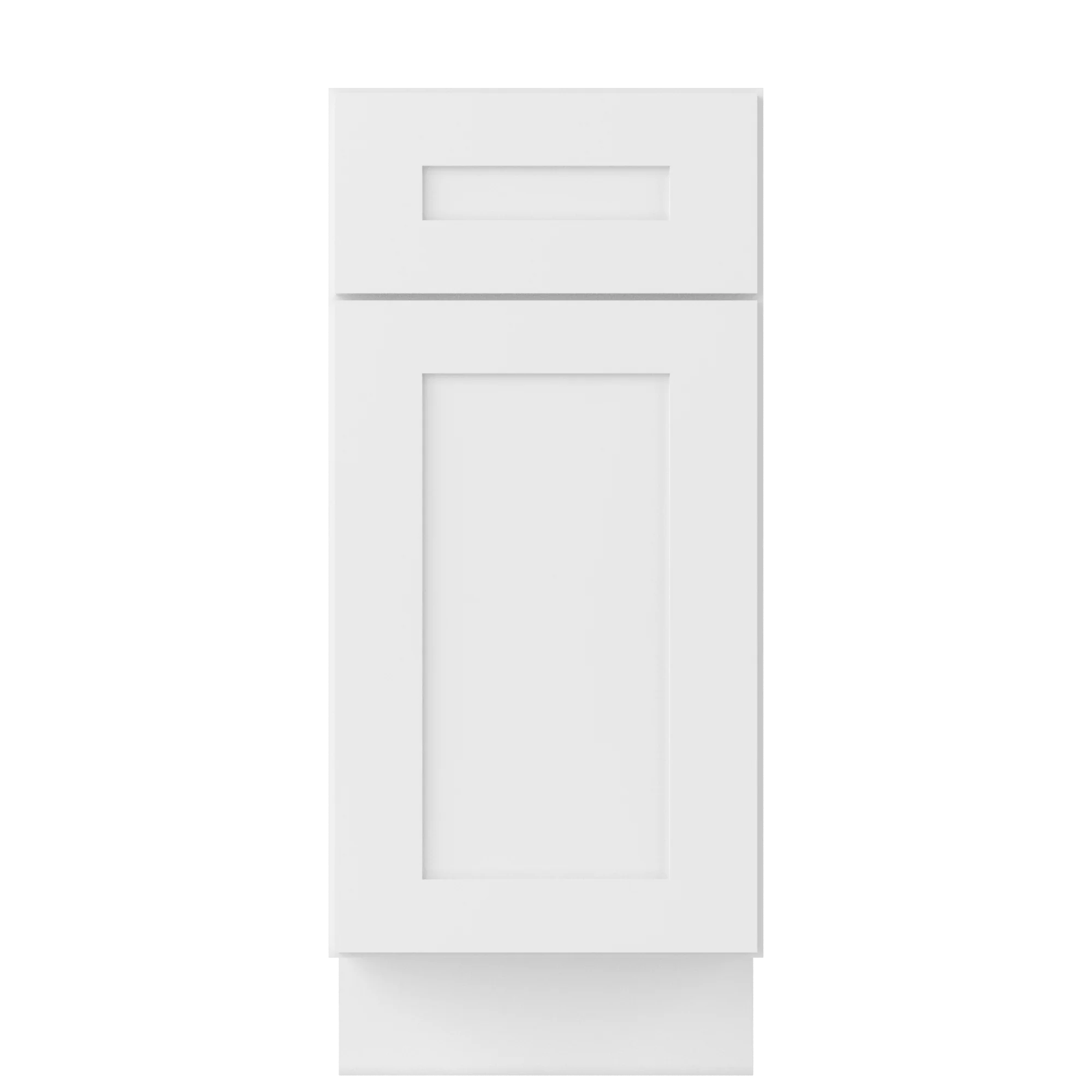 Base Kitchen Cabinet B15 Alpina White LessCare 15 in. width 34.5 in. height 24 in. depth - Image 3