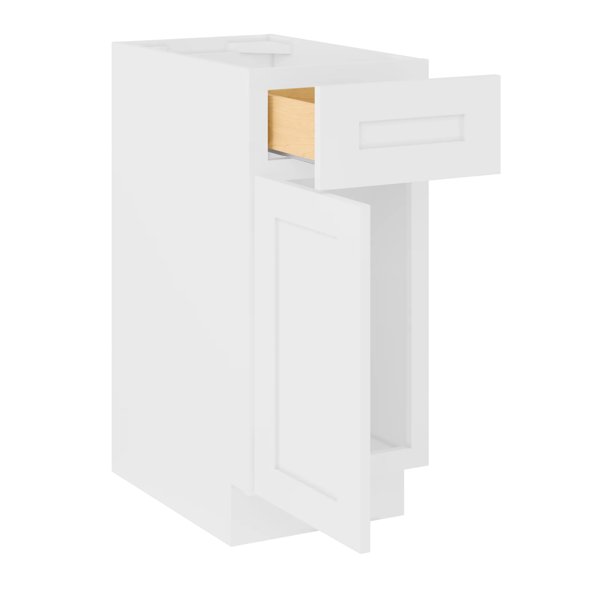 Base Kitchen Cabinet B15 Alpina White LessCare 15 in. width 34.5 in. height 24 in. depth - Image 4