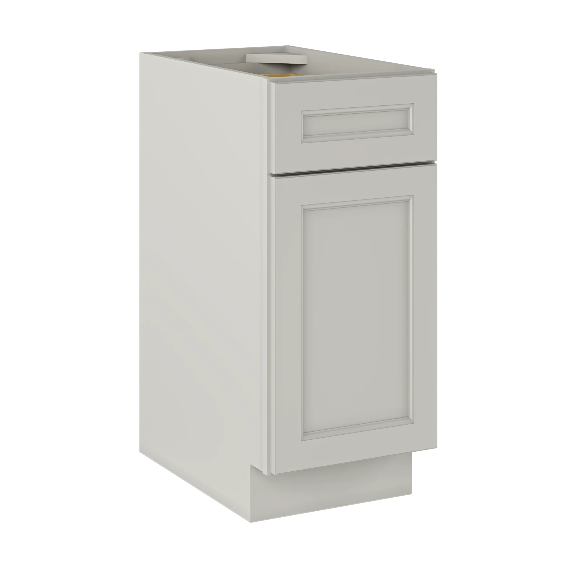 Base Kitchen Cabinet B15 Milan Pearl 15 in. width 34.5 in. height 24 in. depth - Image 2
