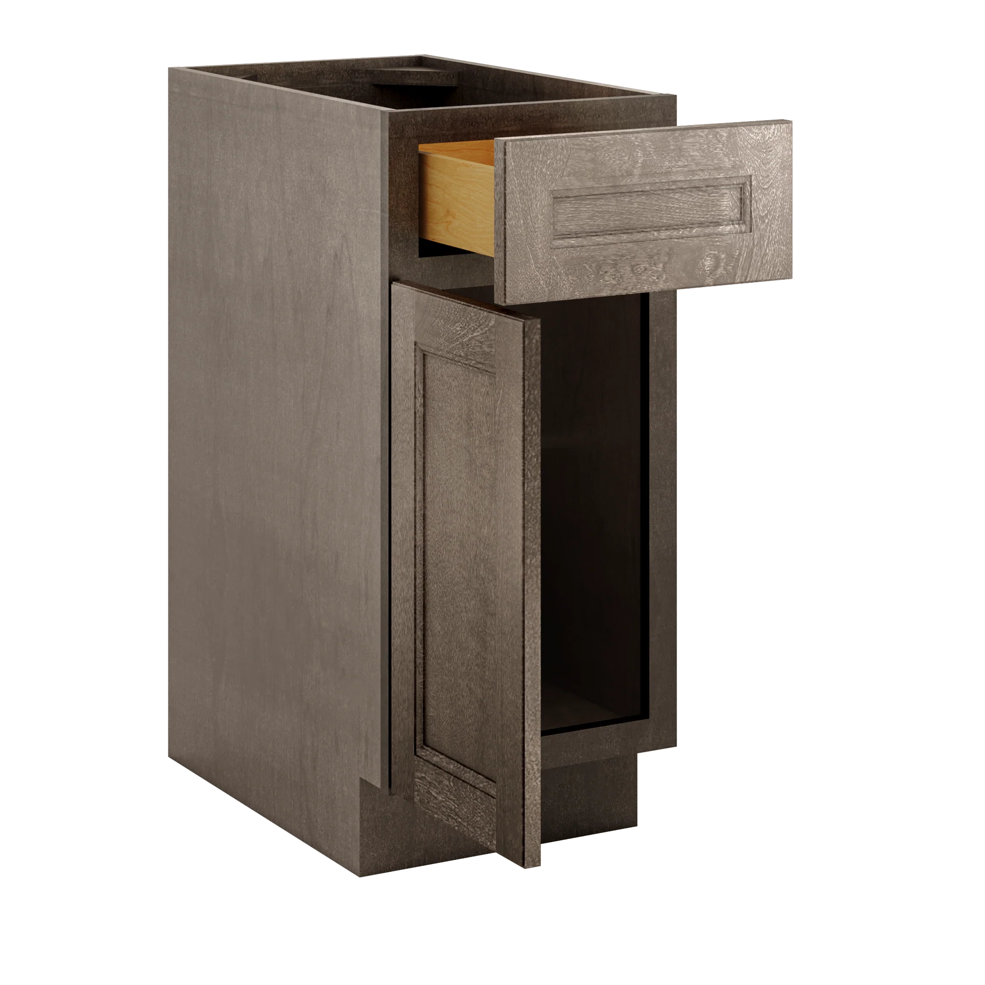 Base Kitchen Cabinet B15 Milan Slate 15 in. width 34.5 in. height 24 in. depth - Image 4