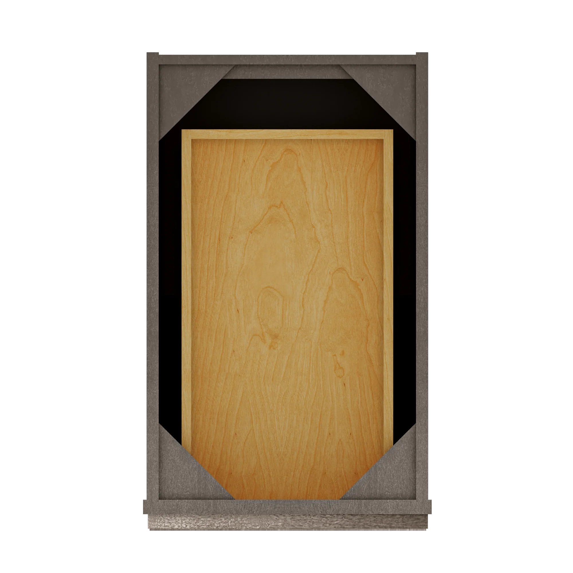 Base Kitchen Cabinet B15 Milan Slate 15 in. width 34.5 in. height 24 in. depth - Image 6