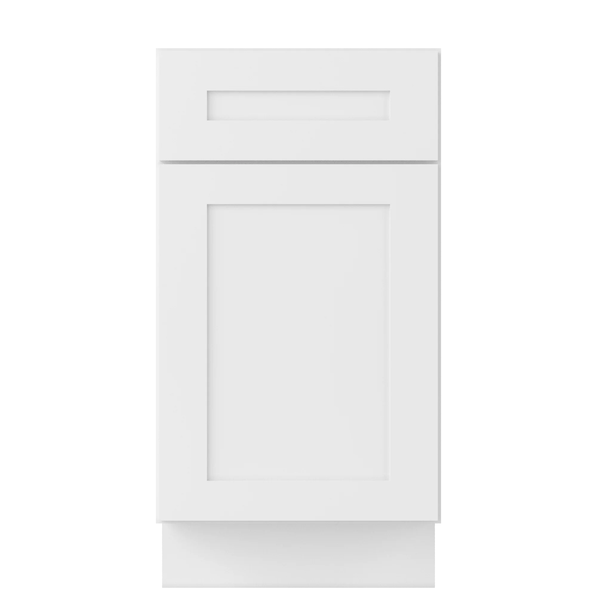Base Kitchen Cabinet B18 Alpina White LessCare 18 in. width 34.5 in. height 24 in. depth - Image 3