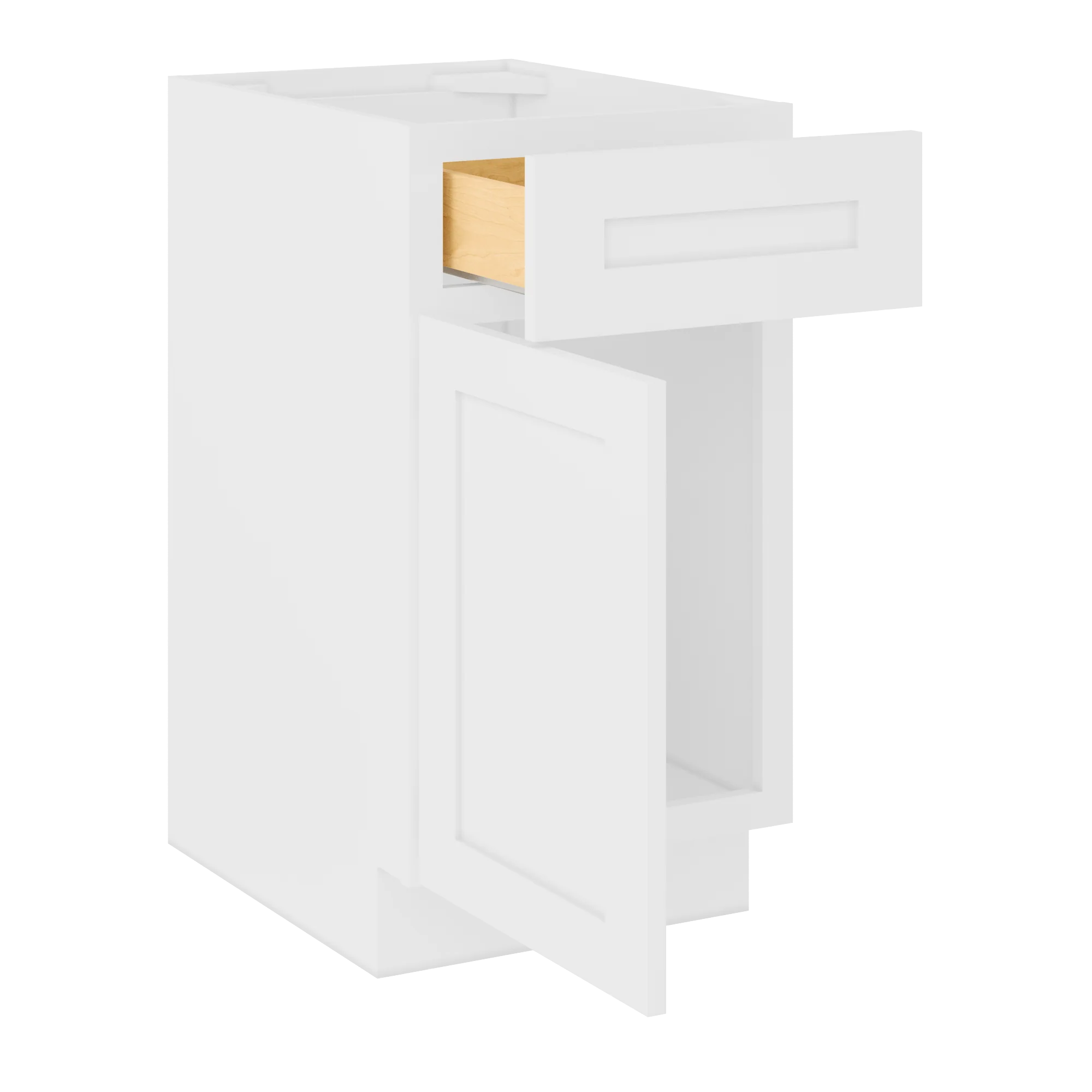 Base Kitchen Cabinet B18 Alpina White LessCare 18 in. width 34.5 in. height 24 in. depth - Image 4