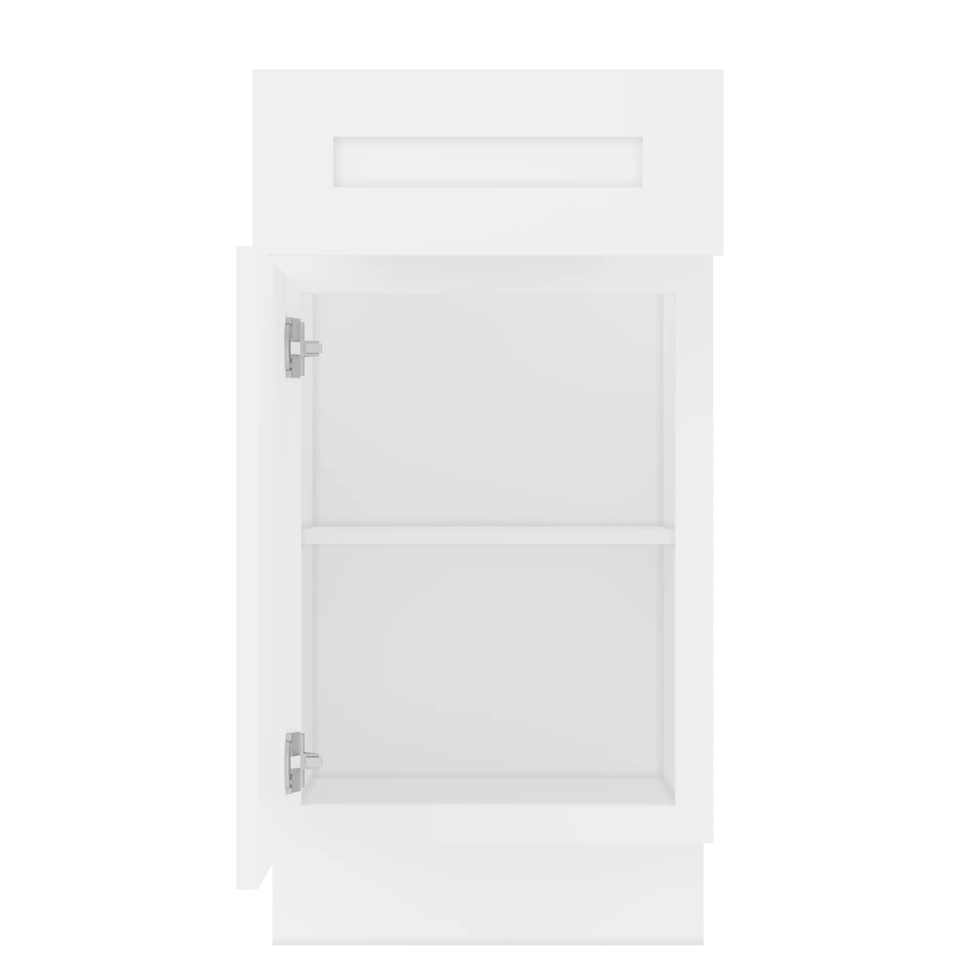 Base Kitchen Cabinet B18 Alpina White LessCare 18 in. width 34.5 in. height 24 in. depth - Image 5