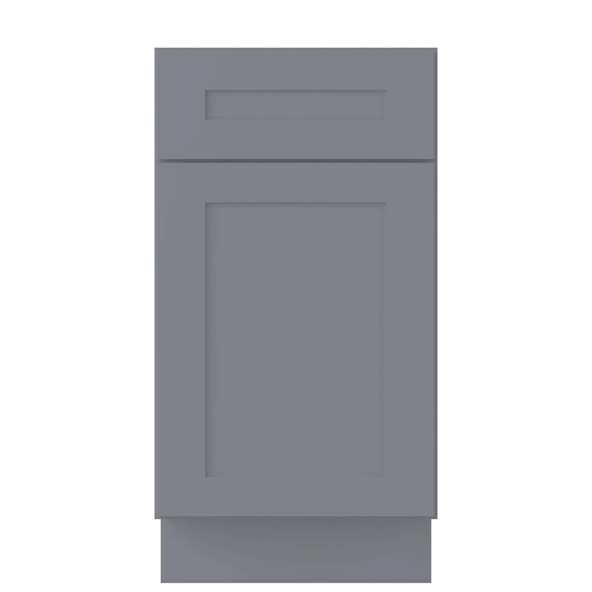 Base Kitchen Cabinet B18 Colonial Gray LessCare 18 in. width 34.5 in. height 24 in. depth - Image 3