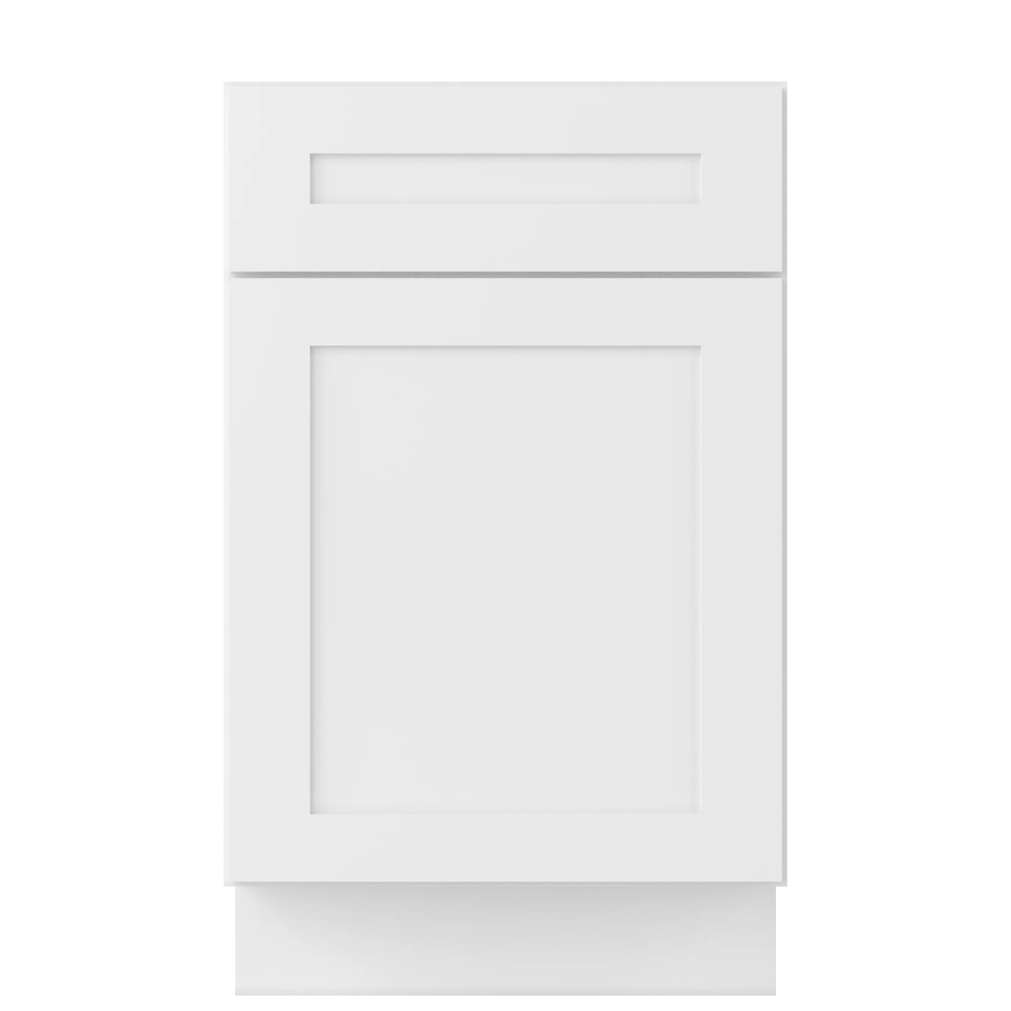 Base Kitchen Cabinet B21 Alpina White LessCare 21 in. width 34.5 in. height 24 in. depth - Image 3