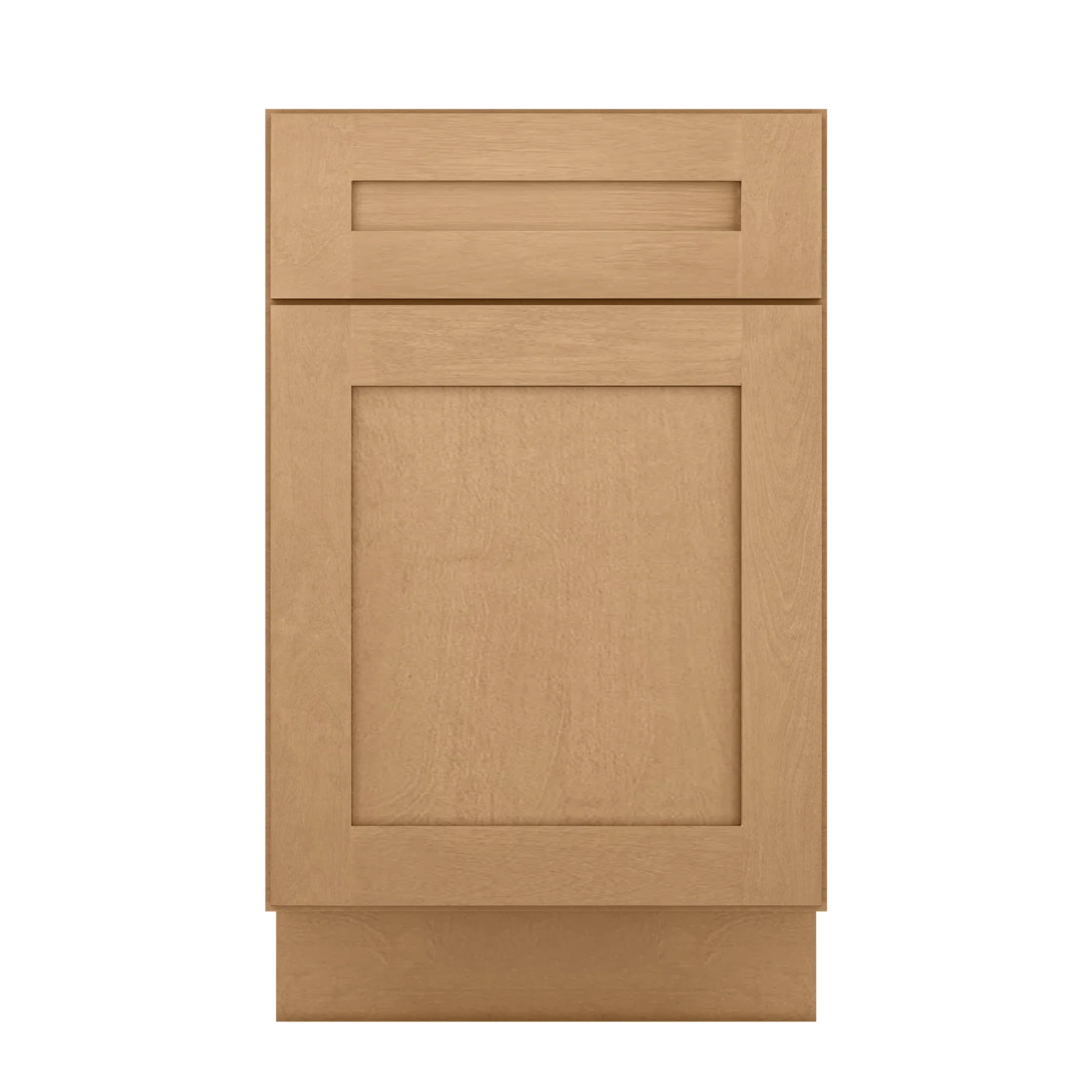 Base Kitchen Cabinet B21 Shaker Toffee 21 in. width 34.5 in. height 24 in. depth - Image 3