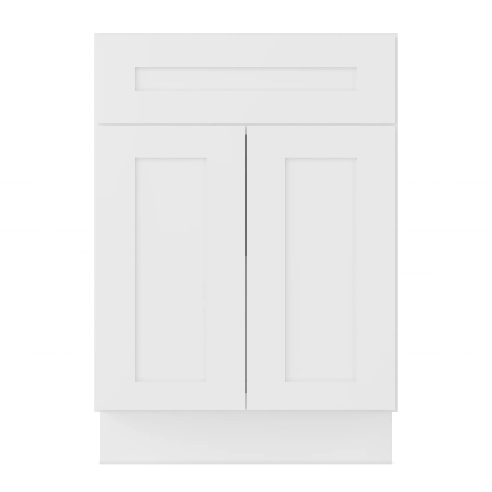 Base Kitchen Cabinet B24 Alpina White LessCare 24 in. width 34.5 in. height 24 in. depth - Image 3