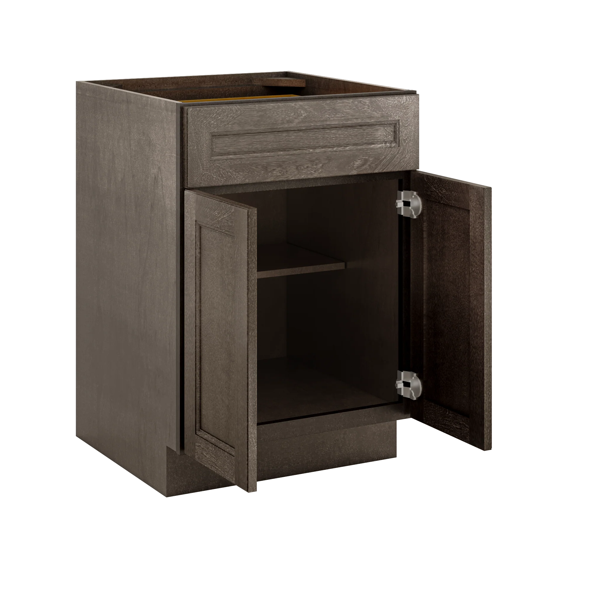 Base Kitchen Cabinet B24 Milan Slate 24 in. width 34.5 in. height 24 in. depth - Image 4