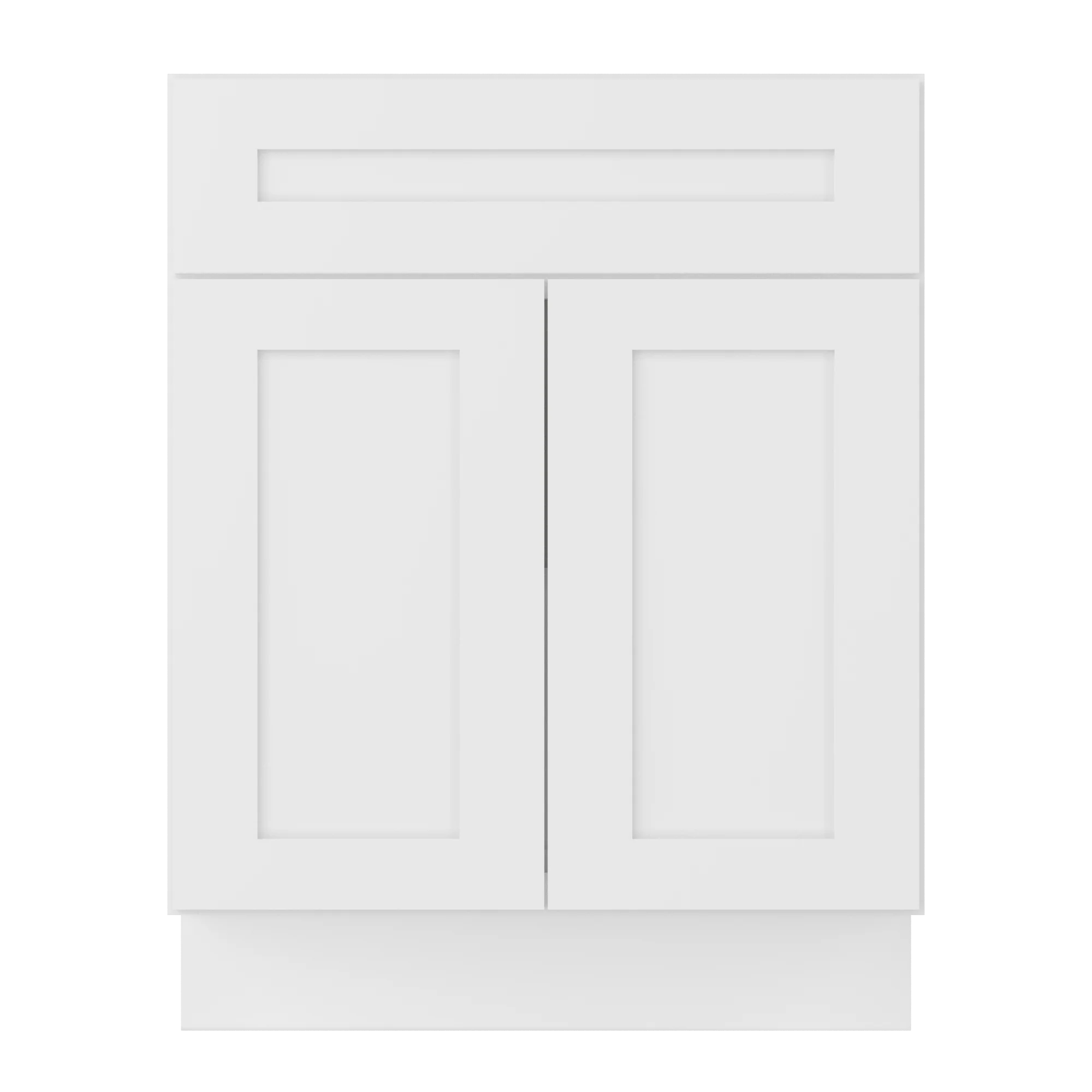 Base Kitchen Cabinet B27 Alpina White LessCare 27 in. width 34.5 in. height 24 in. depth - Image 3