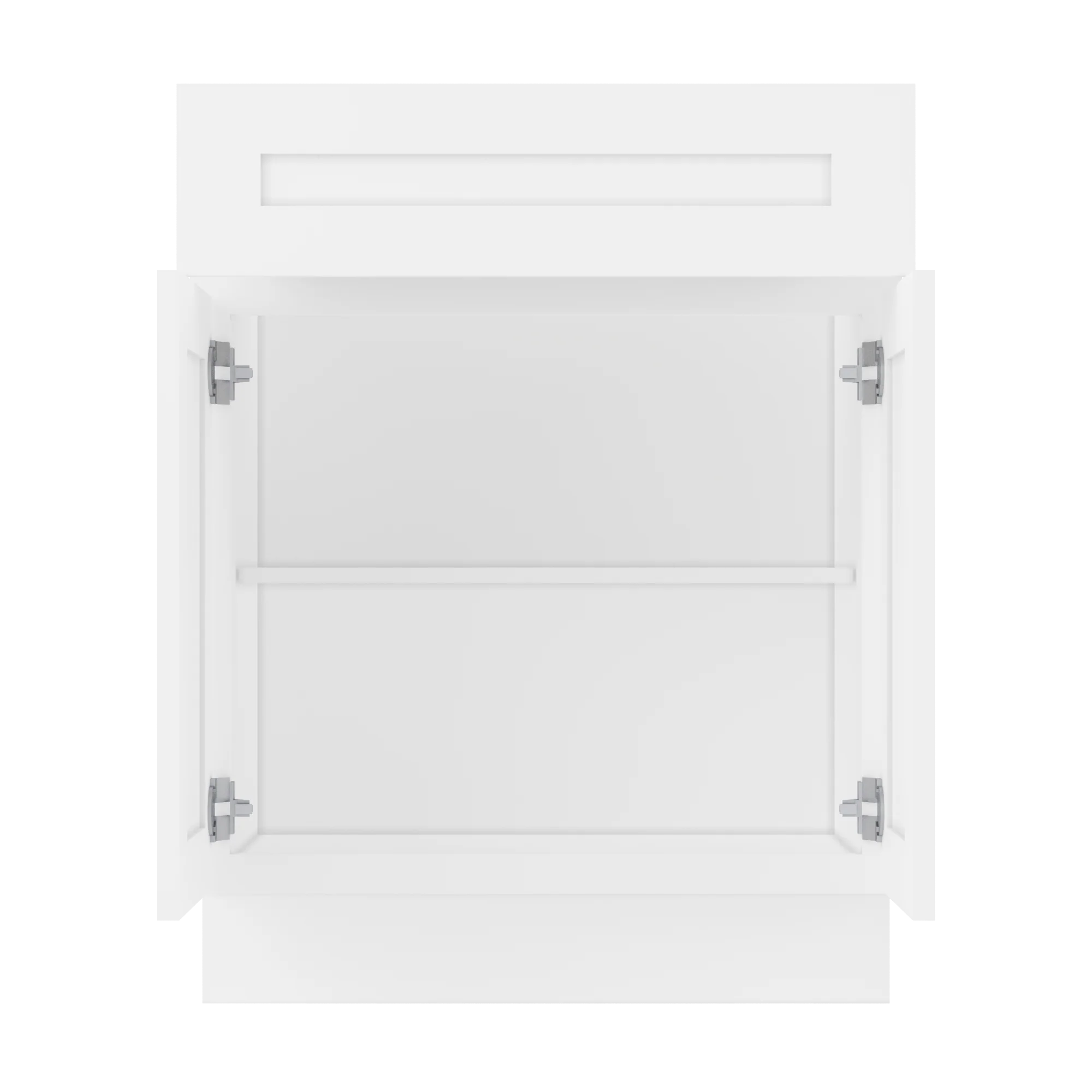 Base Kitchen Cabinet B27 Alpina White LessCare 27 in. width 34.5 in. height 24 in. depth - Image 5