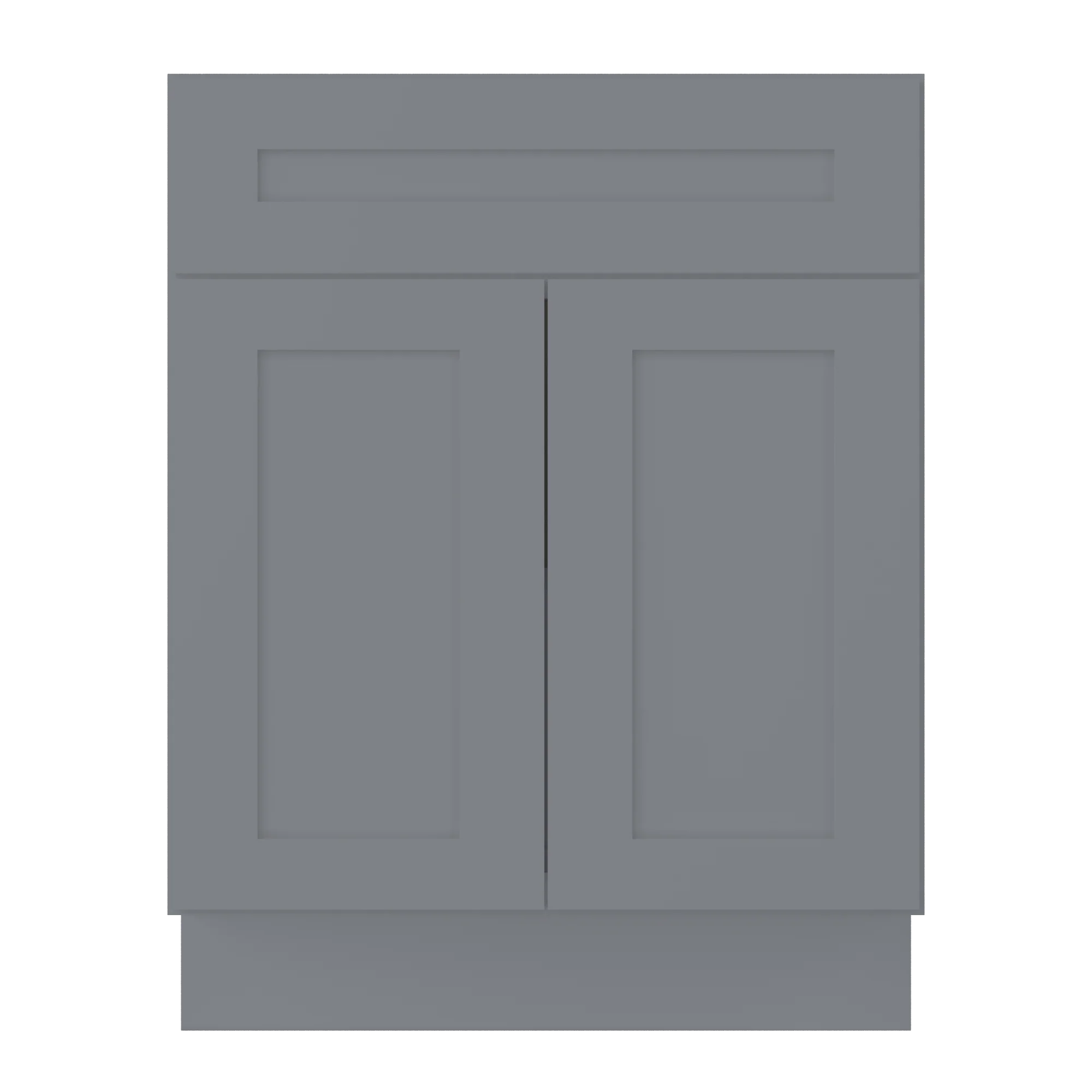 Base Kitchen Cabinet B27 Colonial Gray LessCare 27 in. width 34.5 in. height 24 in. depth - Image 3
