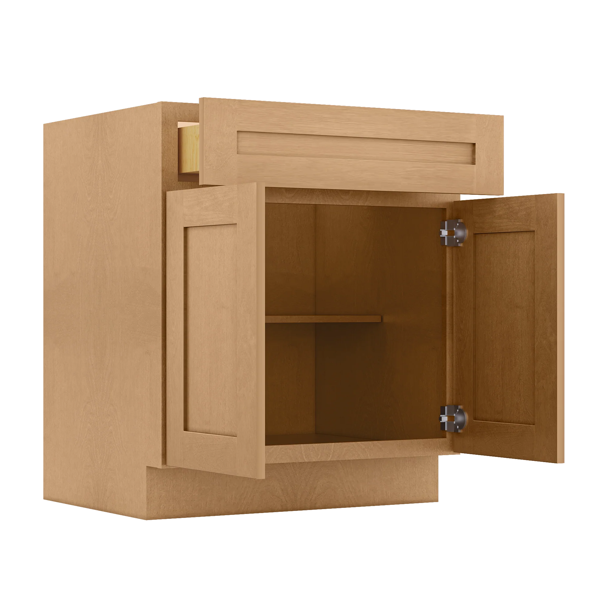 Base Kitchen Cabinet B30 Shaker Toffee  30 in. width 34.5 in. height 24 in. depth - Image 4