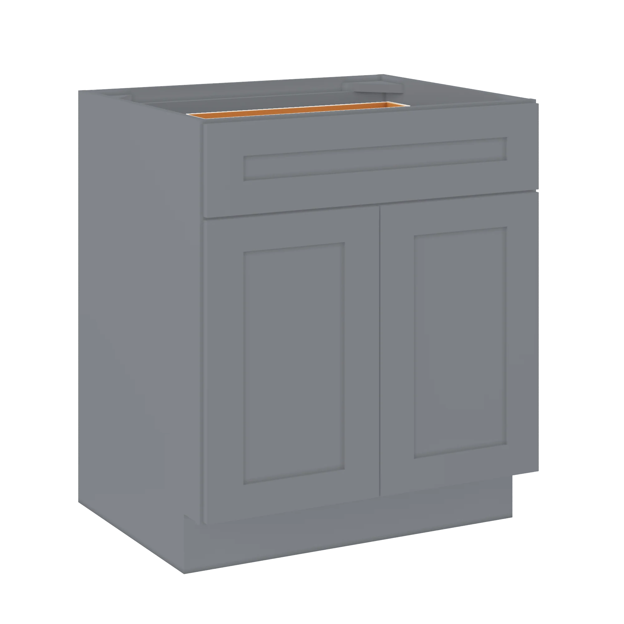 Base Kitchen Cabinet B33 Colonial Gray LessCare 33 in. width 34.5 in. height 24 in. depth - Image 2