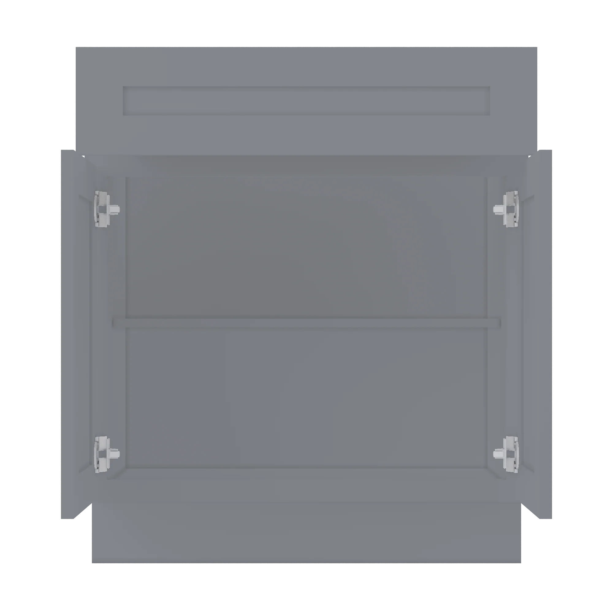 Base Kitchen Cabinet B33 Colonial Gray LessCare 33 in. width 34.5 in. height 24 in. depth - Image 5