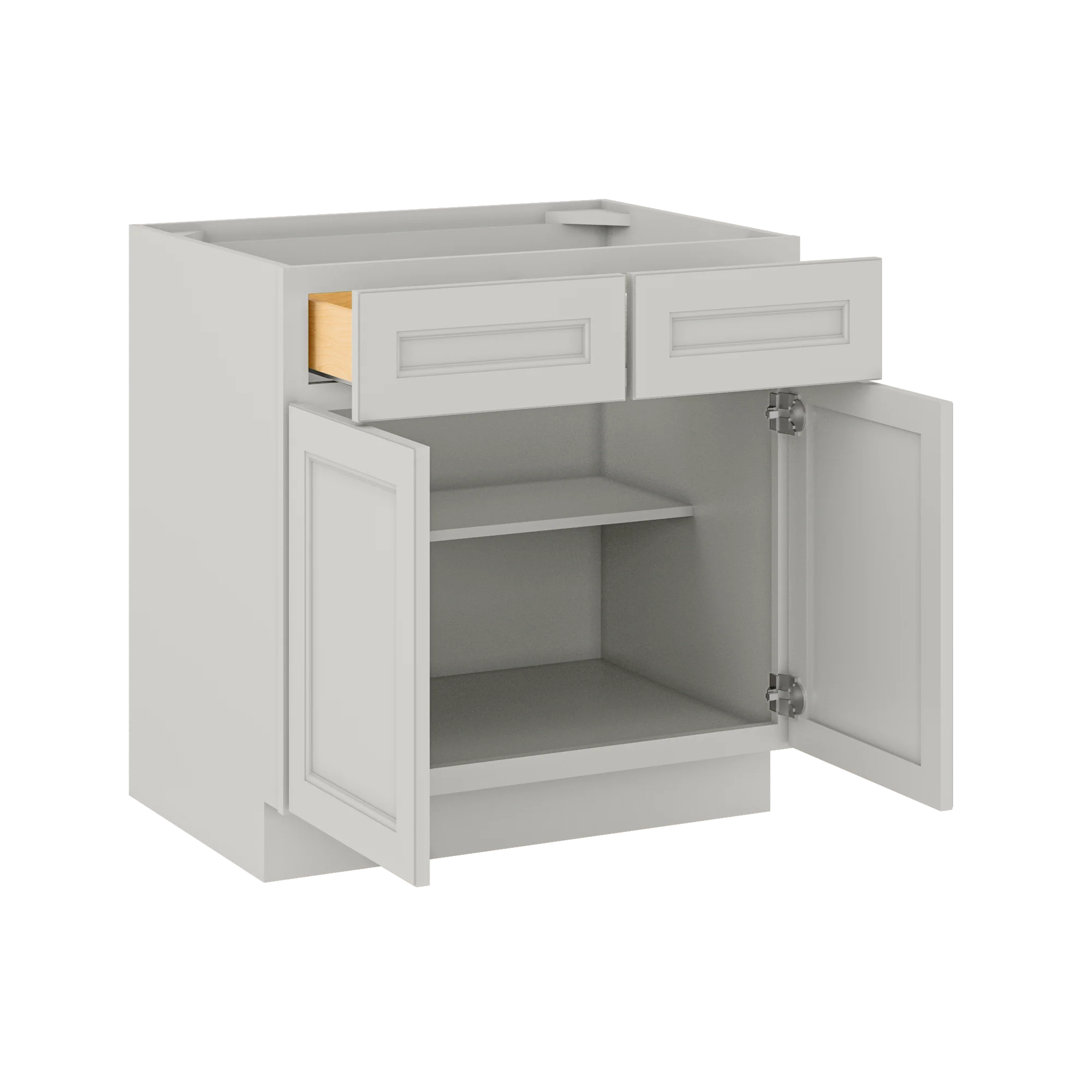 Base Kitchen Cabinet B33 Milan Pearl 33 in. width 34.5 in. height 24 in. depth - Image 4