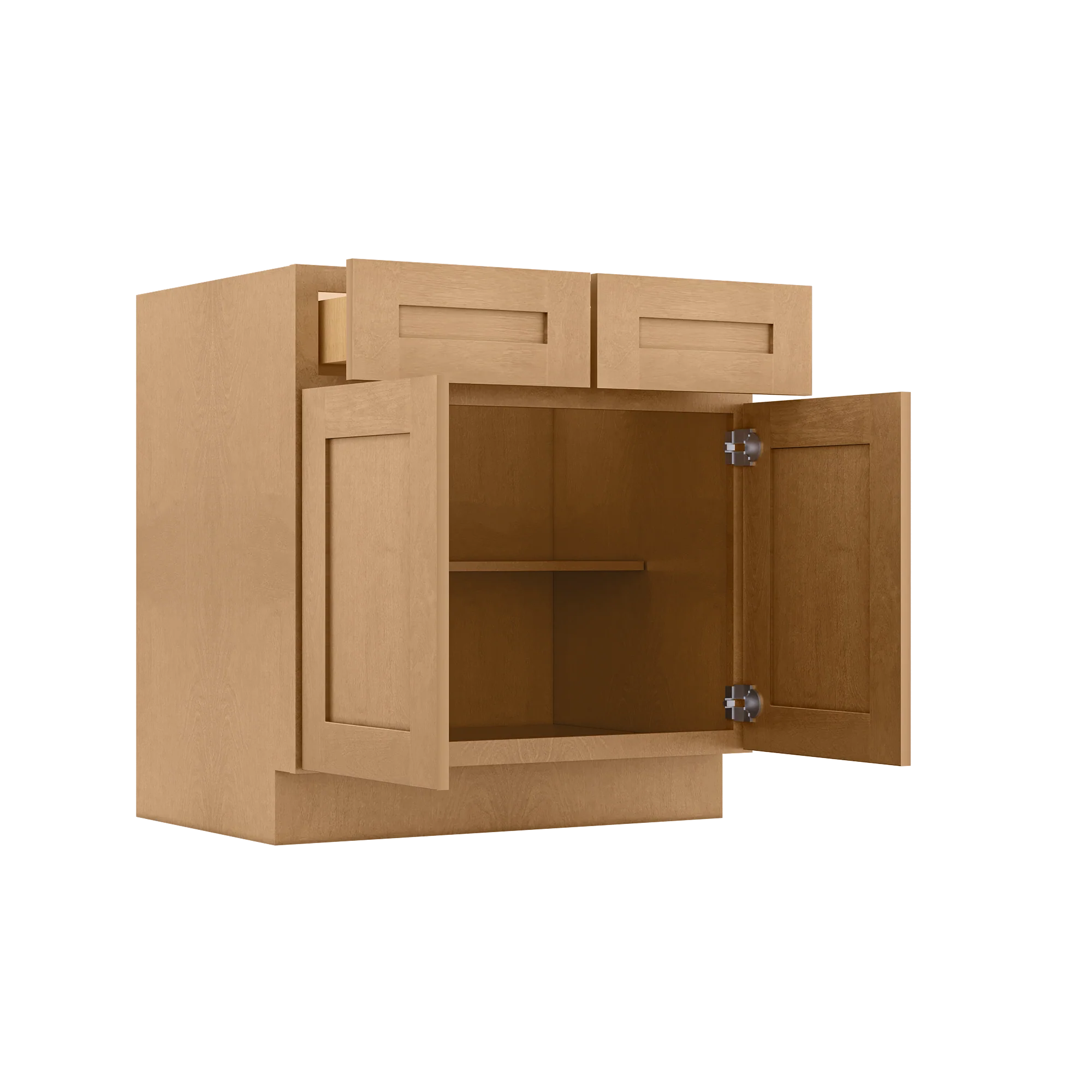 Base Kitchen Cabinet B33 Shaker Toffee 33 in. width 34.5 in. height 24 in. depth - Image 4
