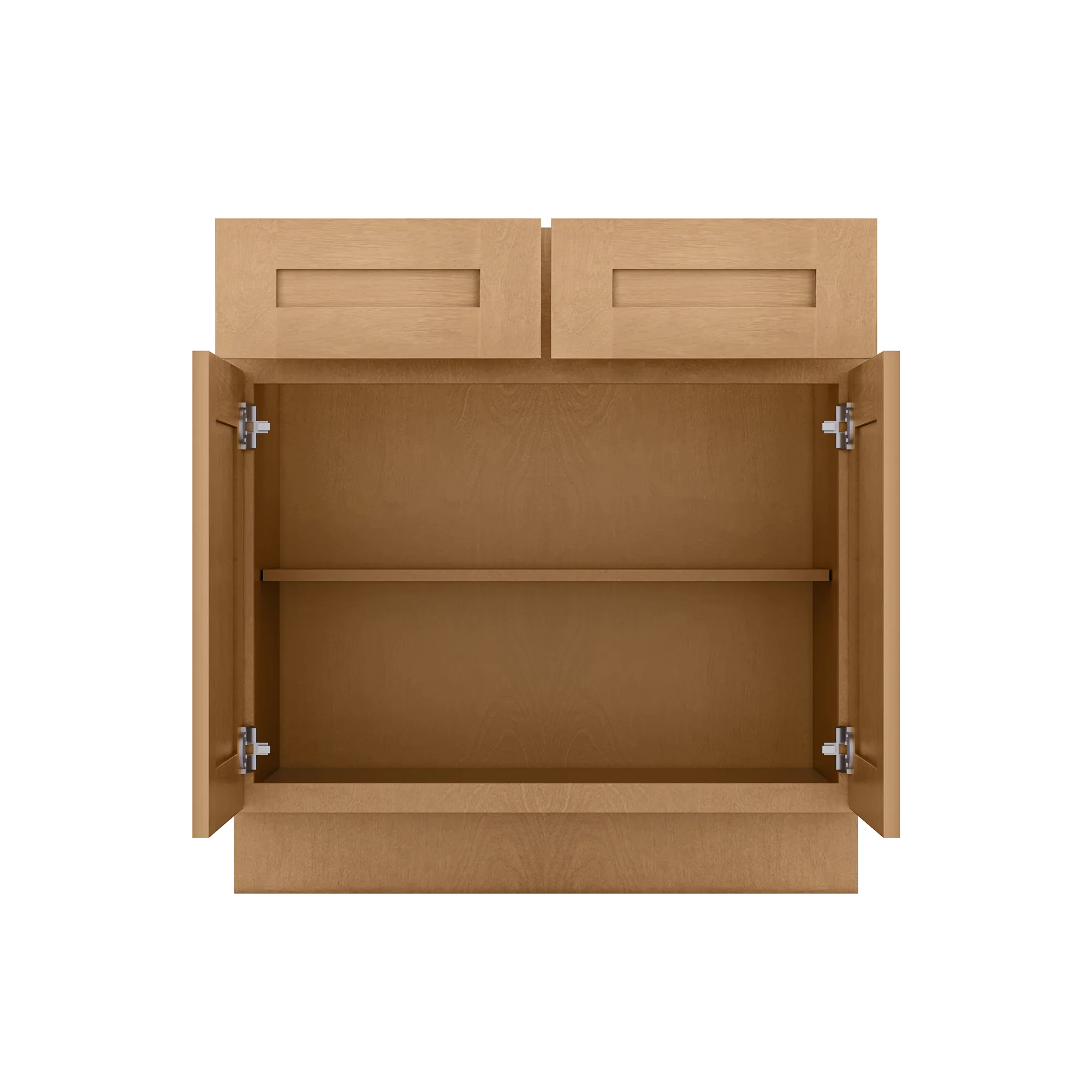 Base Kitchen Cabinet B33 Shaker Toffee 33 in. width 34.5 in. height 24 in. depth - Image 5