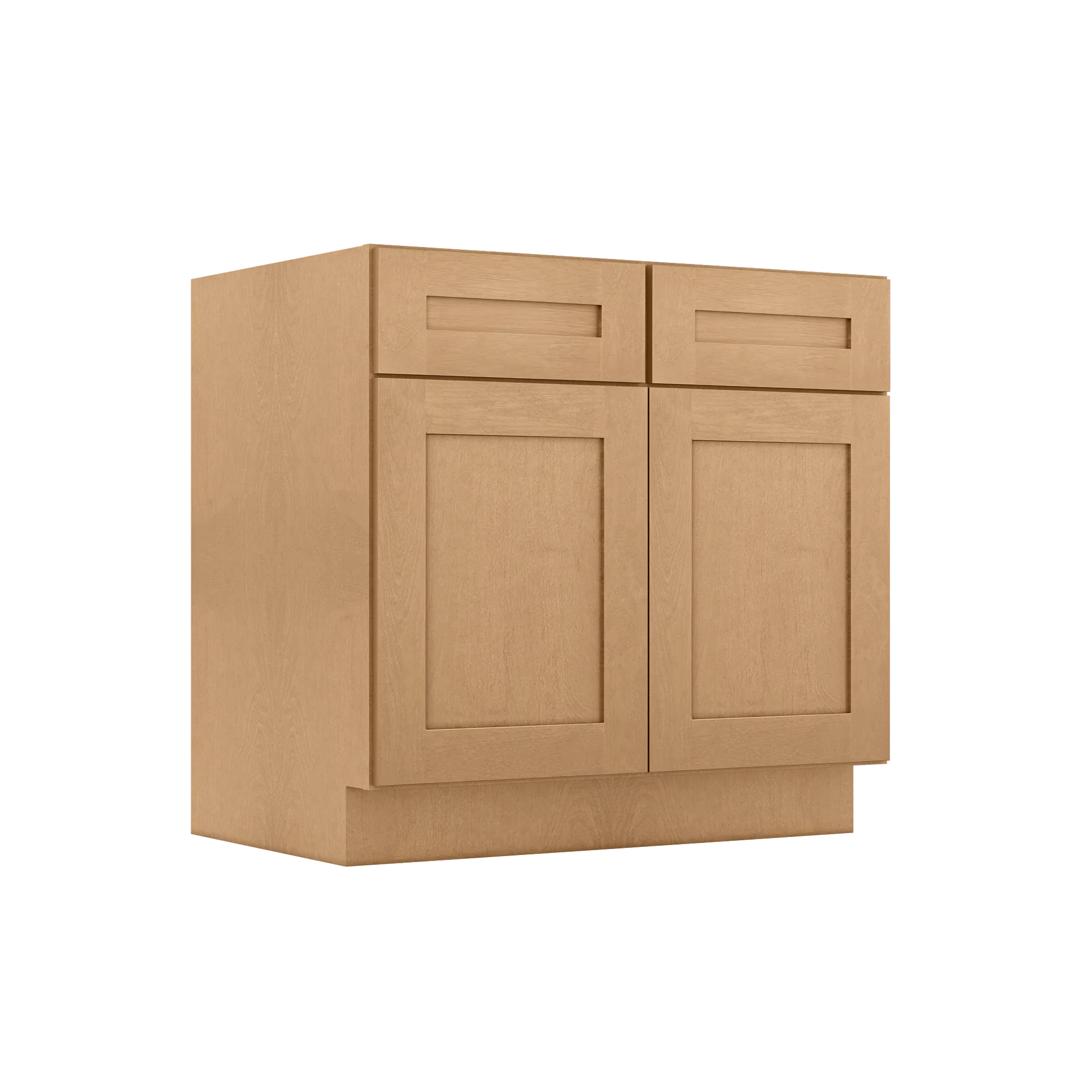 Base Kitchen Cabinet B36 Shaker Toffee LessCare 36 in. width 34.5 in. height 24 in. depth - Image 2