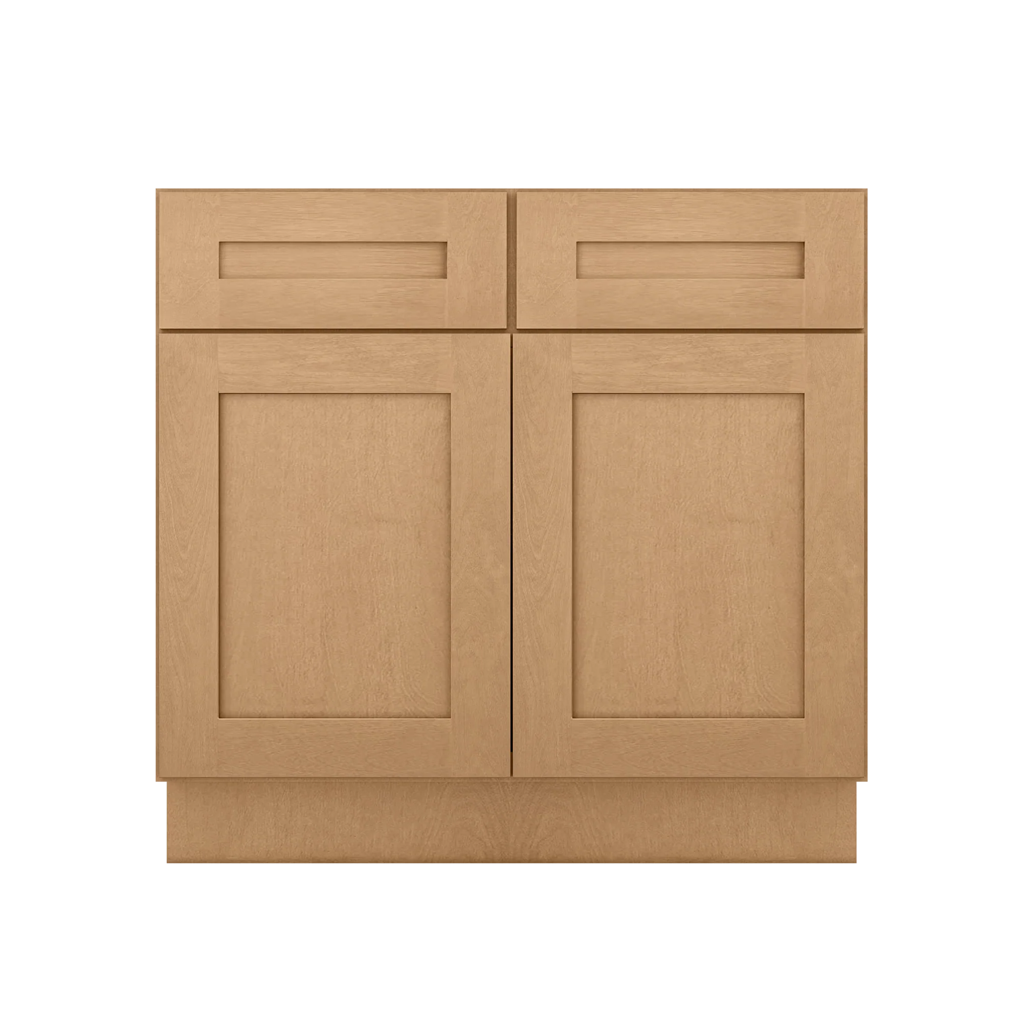Base Kitchen Cabinet B36 Shaker Toffee LessCare 36 in. width 34.5 in. height 24 in. depth - Image 3
