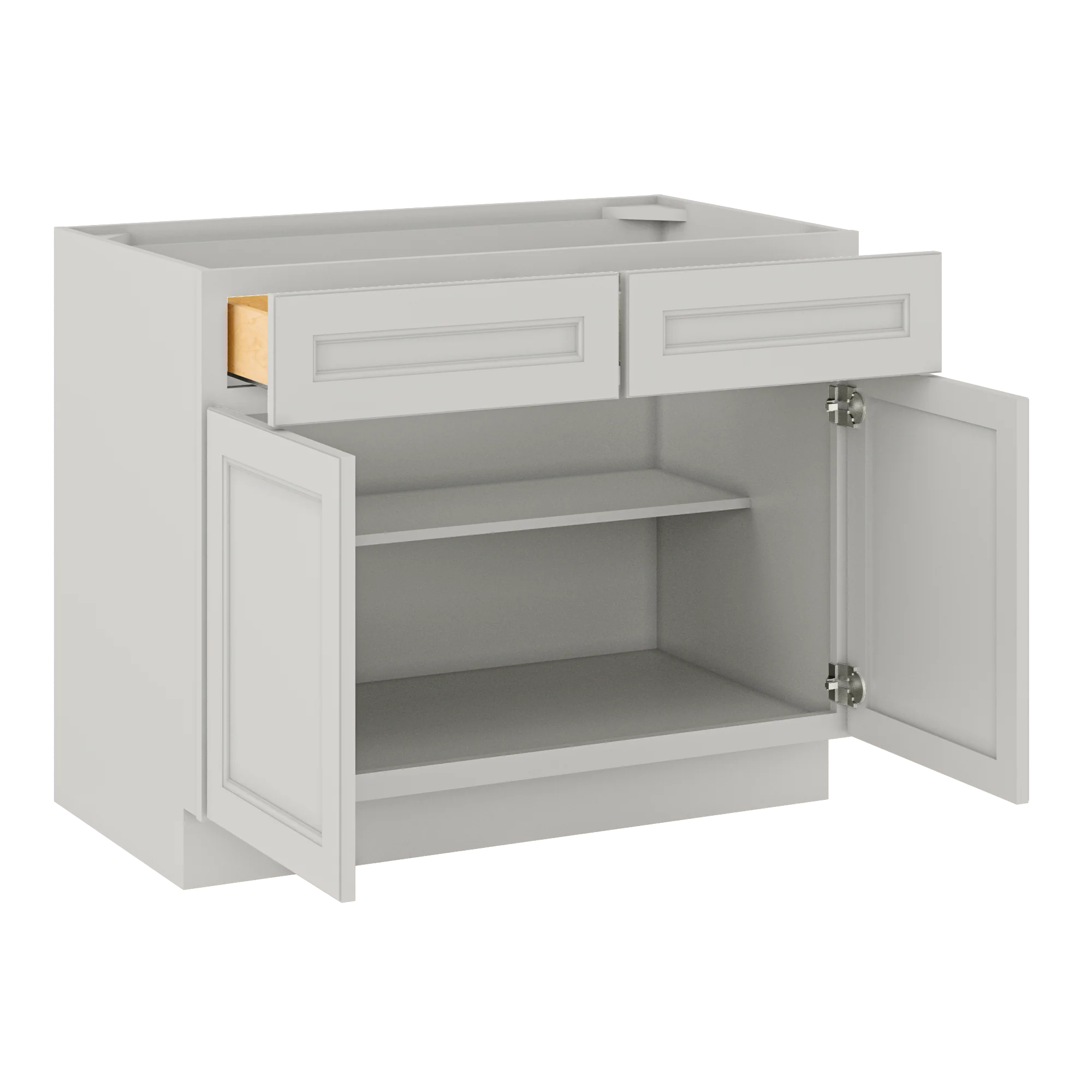 Base Kitchen Cabinet B42 Milan Pearl 42 in. width 34.5 in. height 24 in. depth - Image 4
