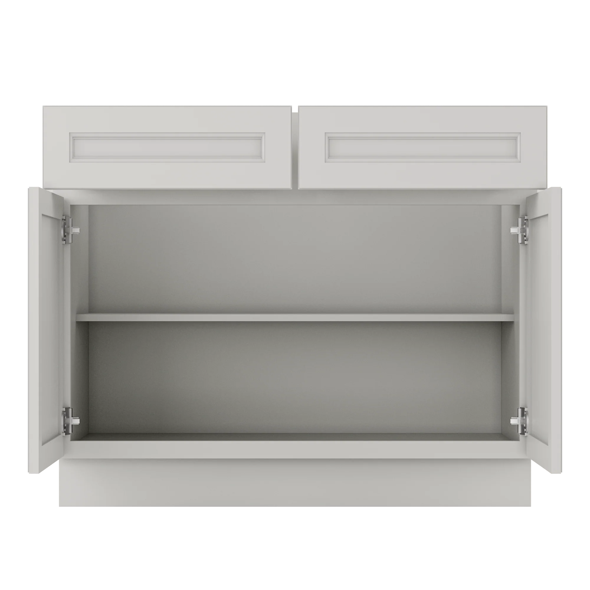 Base Kitchen Cabinet B42 Milan Pearl 42 in. width 34.5 in. height 24 in. depth - Image 5