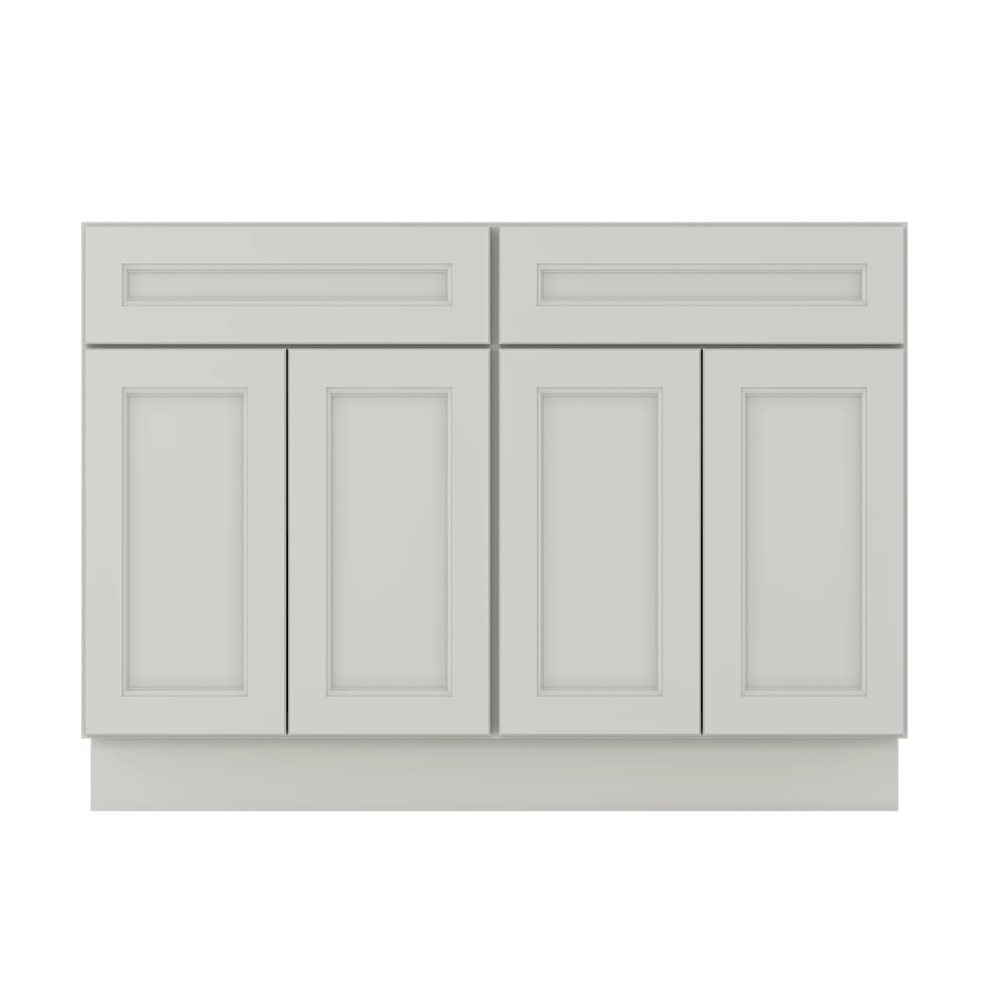 Base Kitchen Cabinet B48 Milan Pearl 48 in. width 34.5 in. height 24 in. depth - Image 3