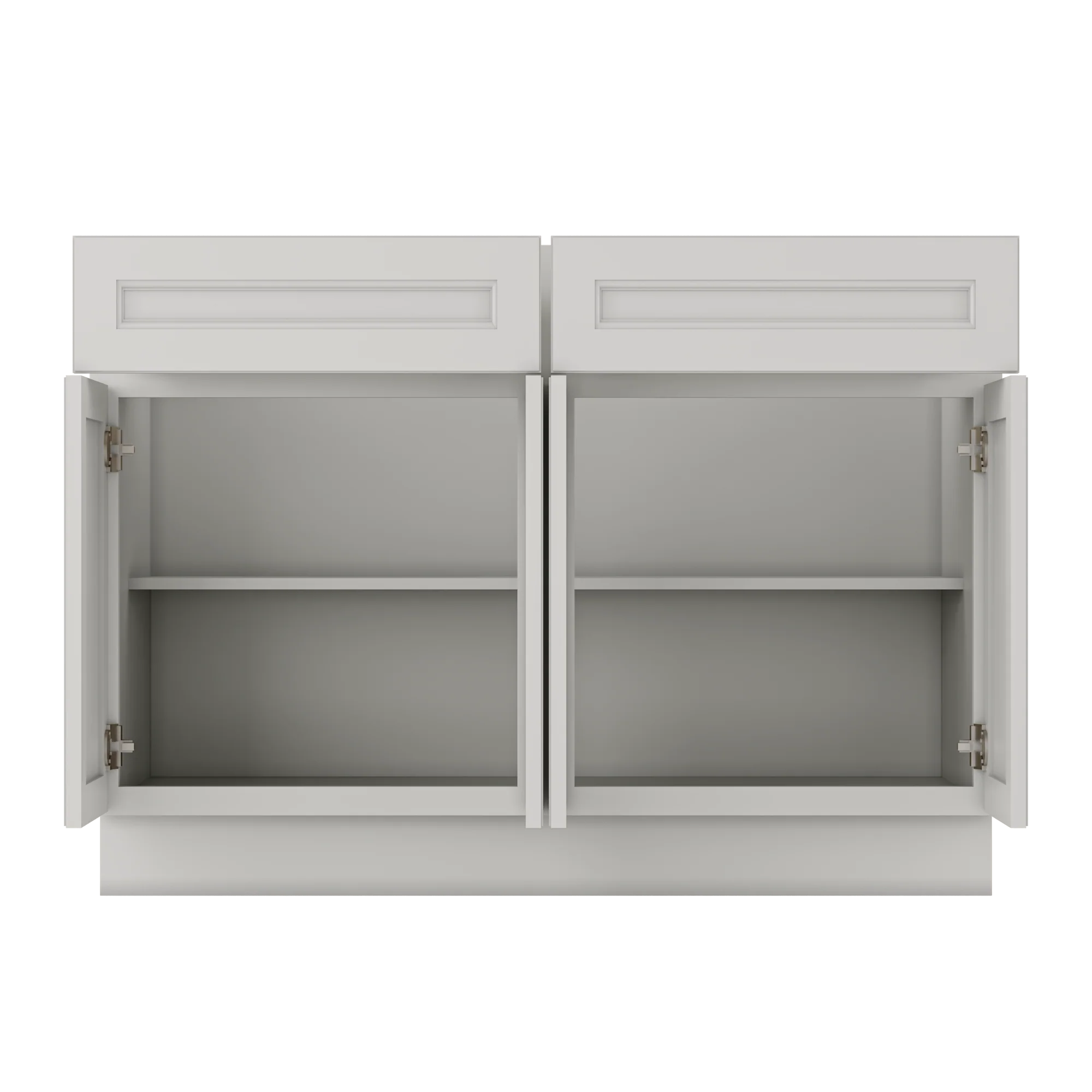 Base Kitchen Cabinet B48 Milan Pearl 48 in. width 34.5 in. height 24 in. depth - Image 5