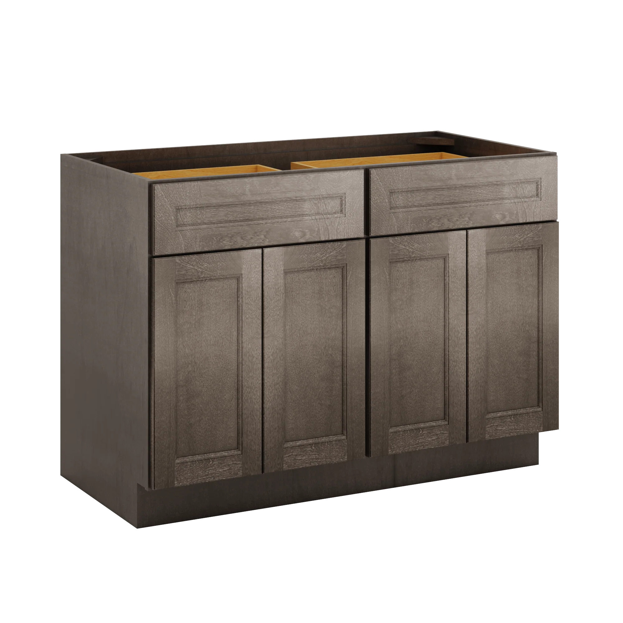 Base Kitchen Cabinet B48 Milan Slate 48 in. width 34.5 in. height 24 in. depth - Image 2