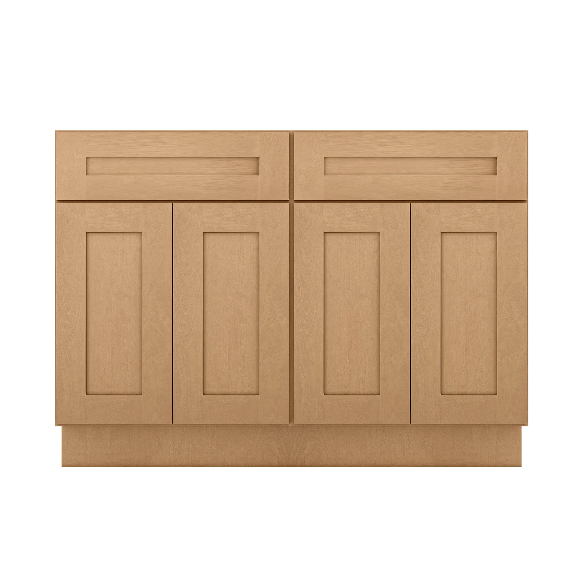 Base Kitchen Cabinet B48 Shaker Toffee 48 in. width 34.5 in. height 24 in. depth - Image 3
