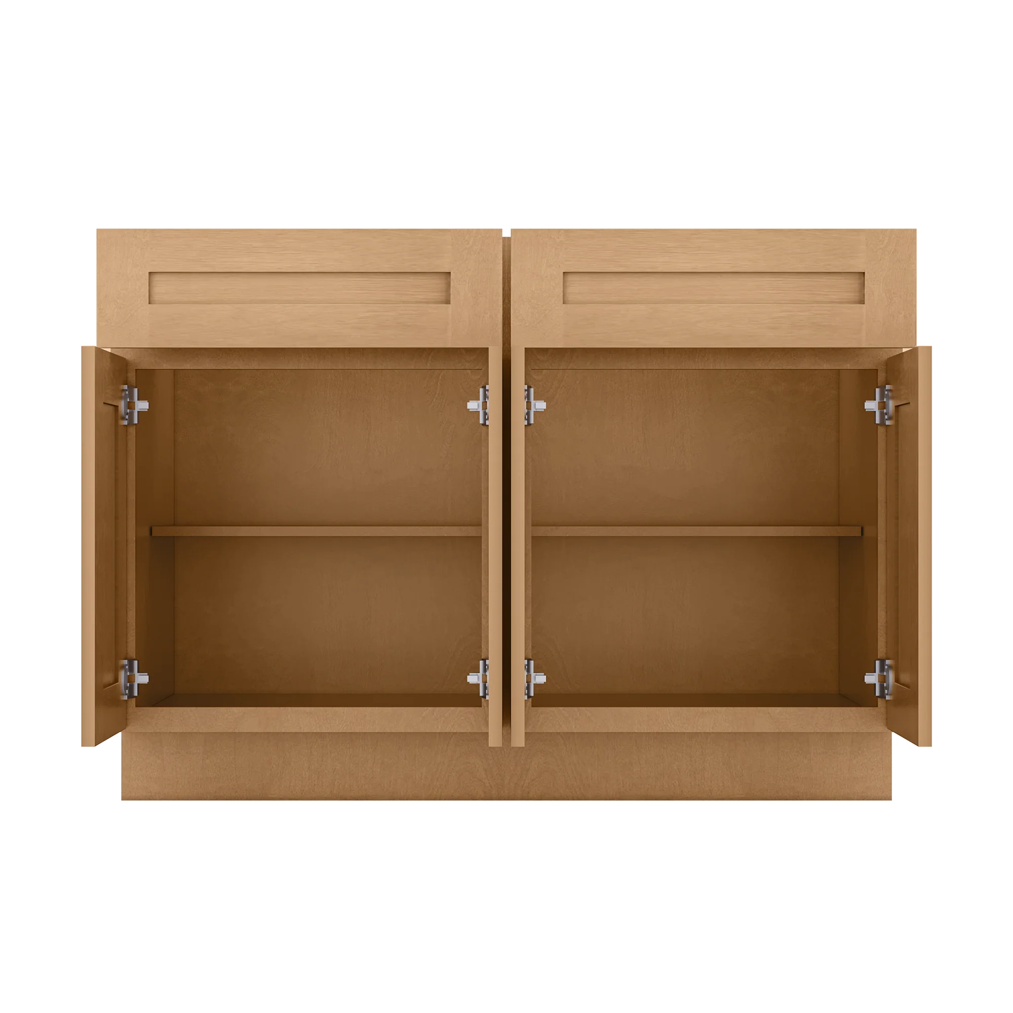 Base Kitchen Cabinet B48 Shaker Toffee 48 in. width 34.5 in. height 24 in. depth - Image 5